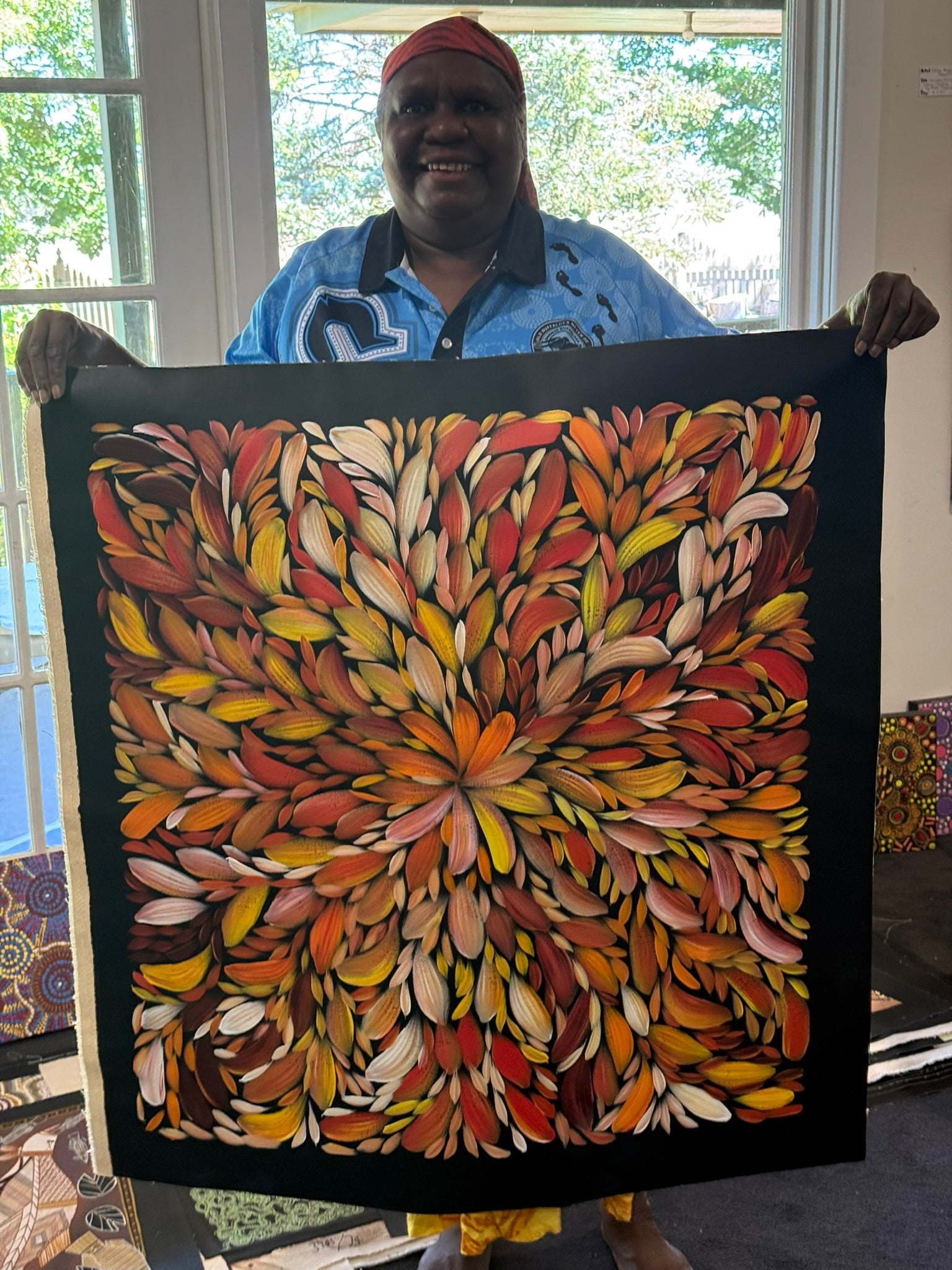 Louise Numina Napananka - Bush Medicine Leaves .23-20