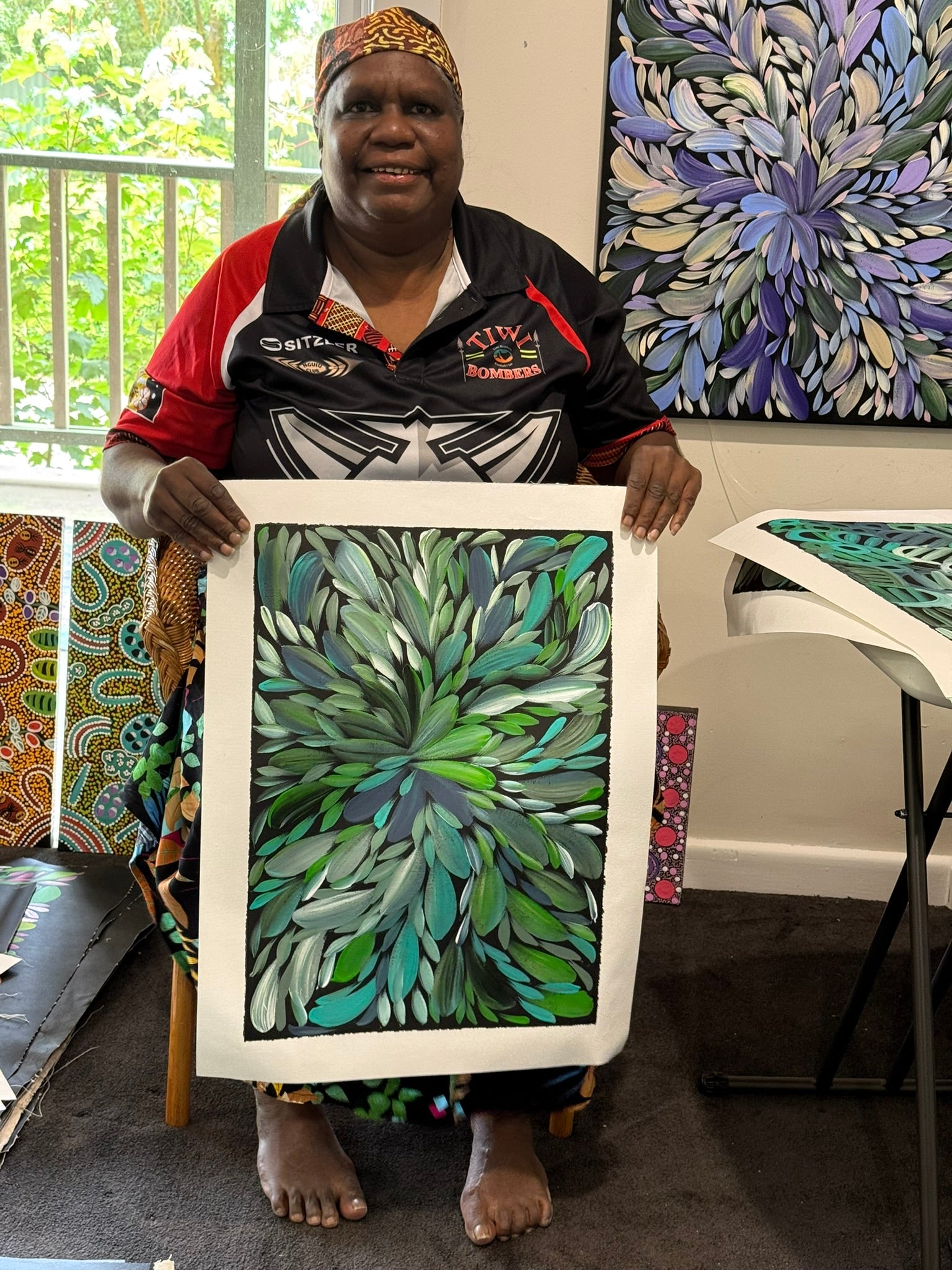 Louise Numina Napananka - Bush Medicine Leaves .24-10