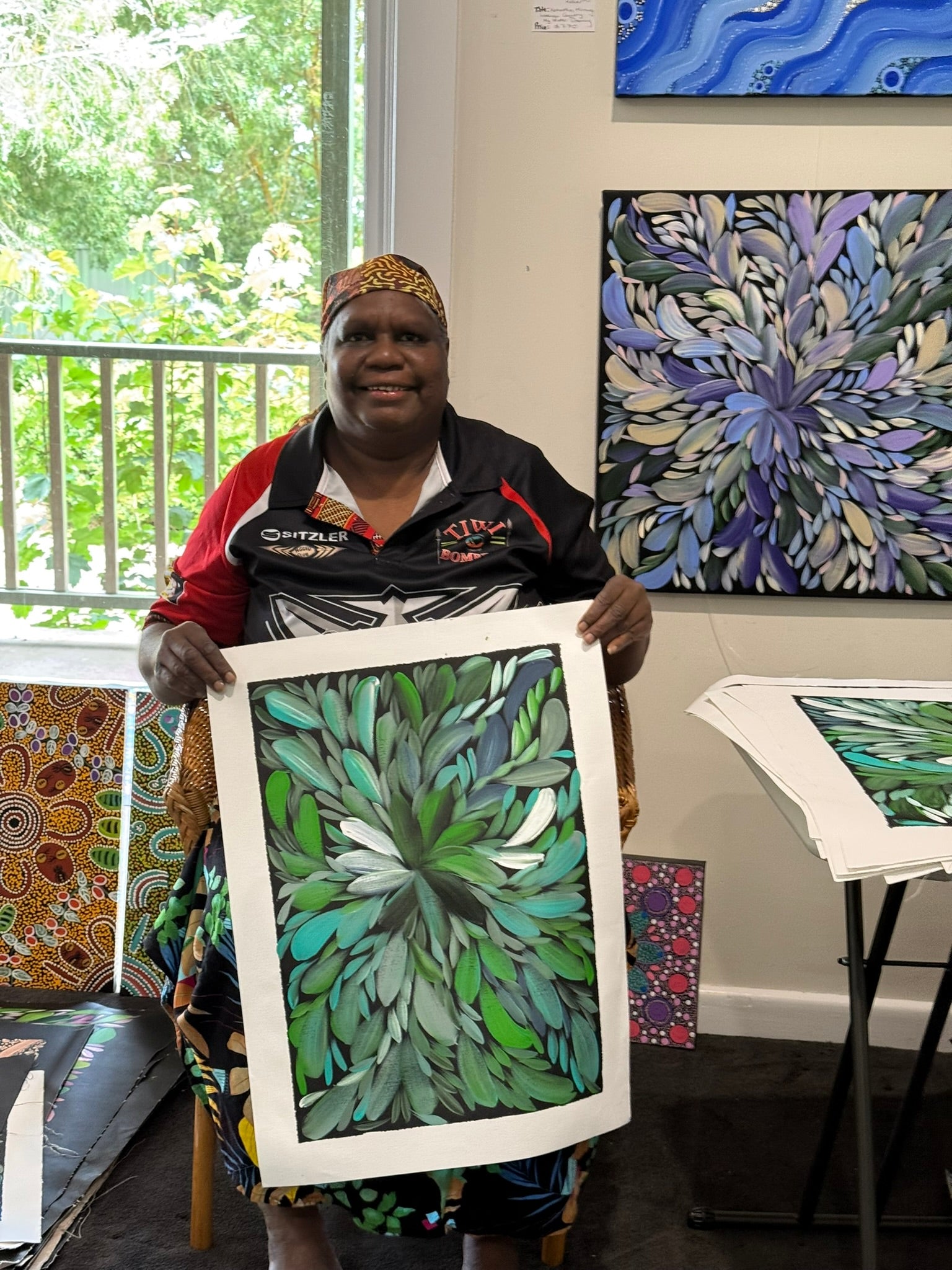 Louise Numina Napananka - Bush Medicine Leaves .24-6