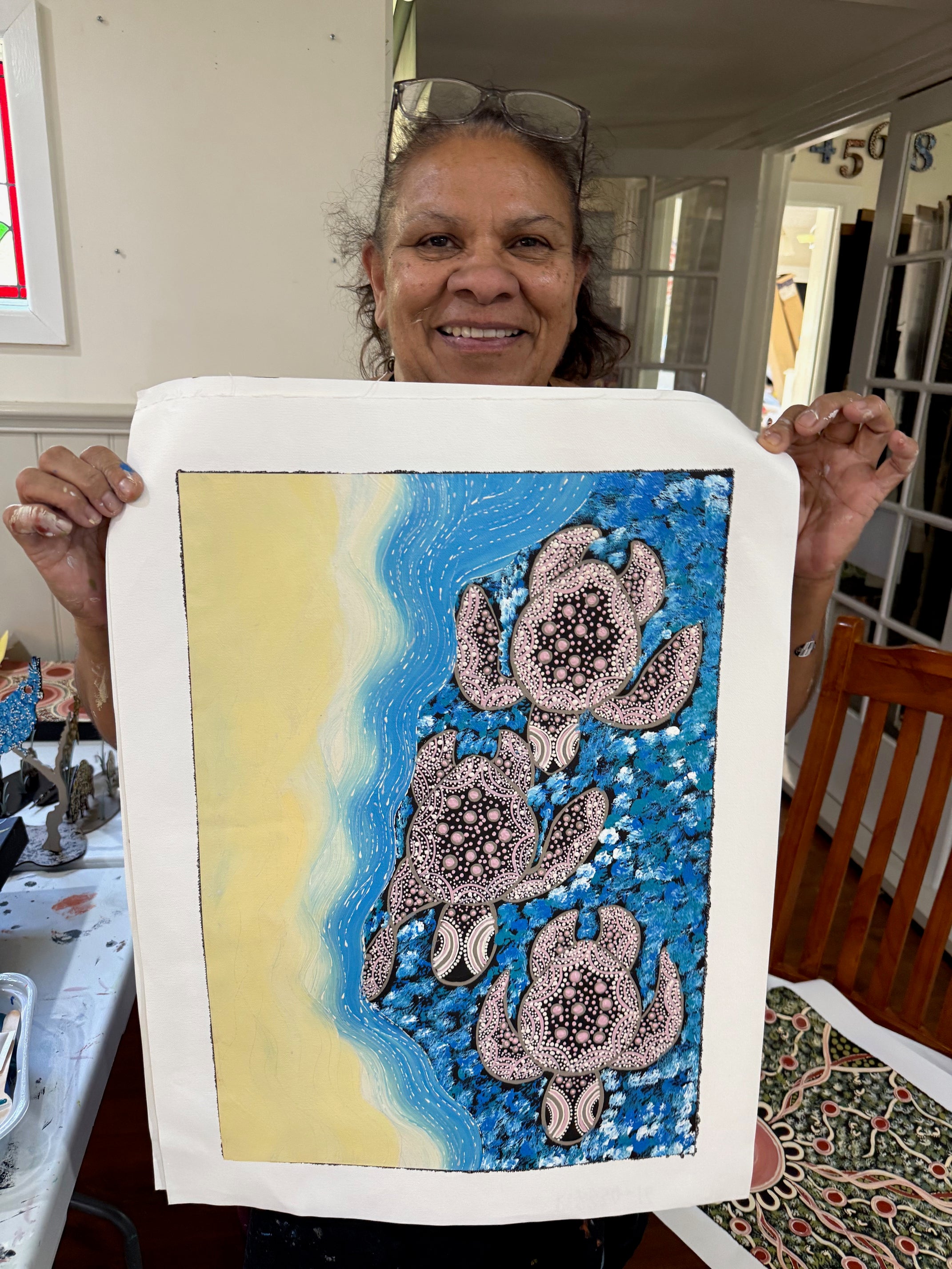 Deidre Burgoyne Rosier - Turtles Dreaming .34-16