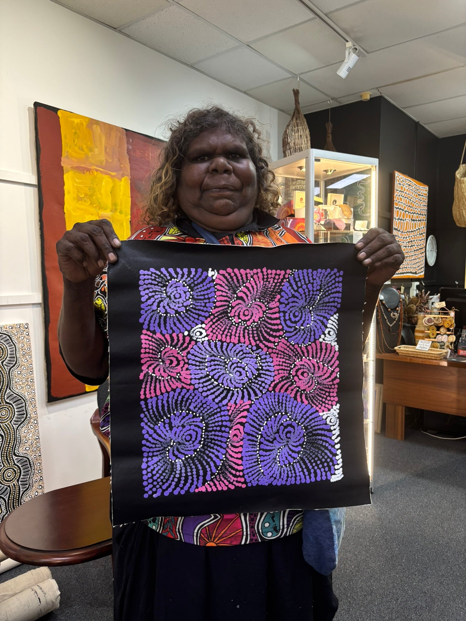 Maria Nampijinpa Brown - Flying Ants Dreaming .35-2