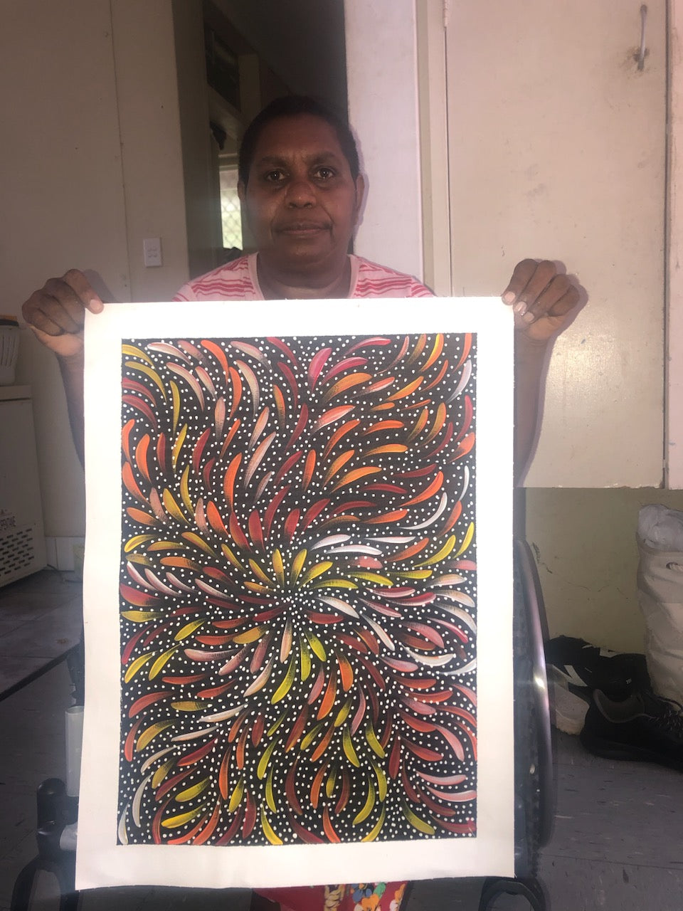 Selina Numina Kamprina - Bush Medicine Leaves with Seeds .37-17