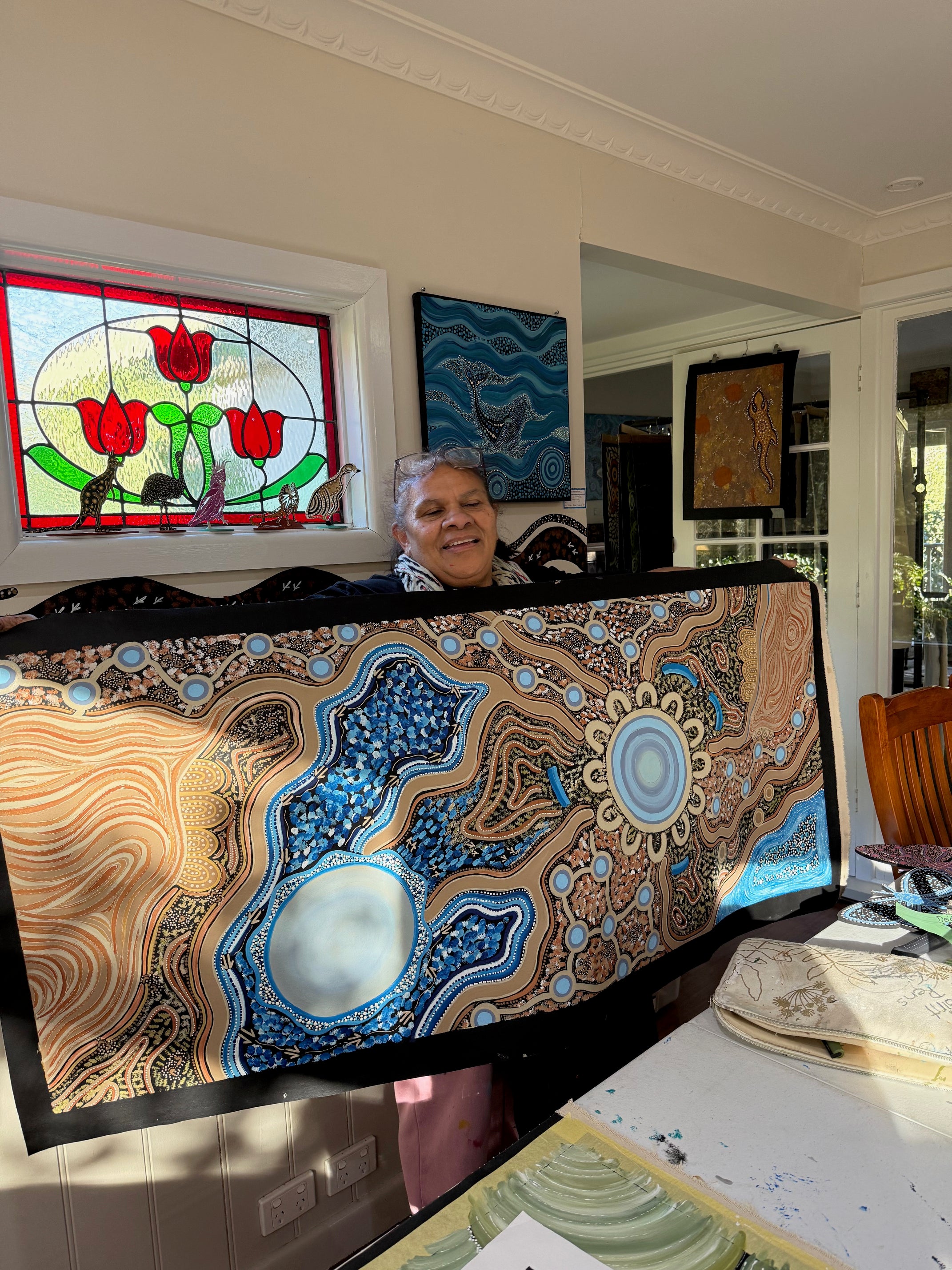 Deidre Burgoyne Rosier - Family Gathering .39-15 *pre-stretched*