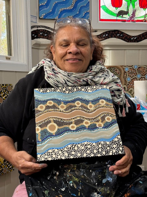 Deidre Burgoyne Rosier - Traveling from My Lands, Hills and to the Seas .39-6 *pre-stretched*