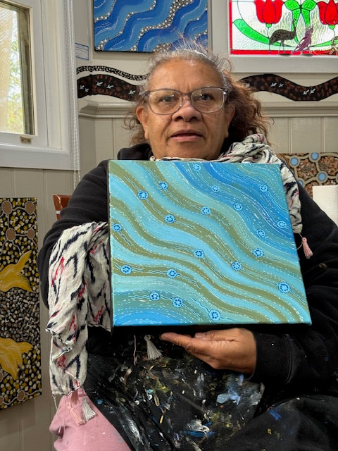 Deidre Burgoyne Rosier - Beautiful Water Dreams .39-9 *pre-stretched*