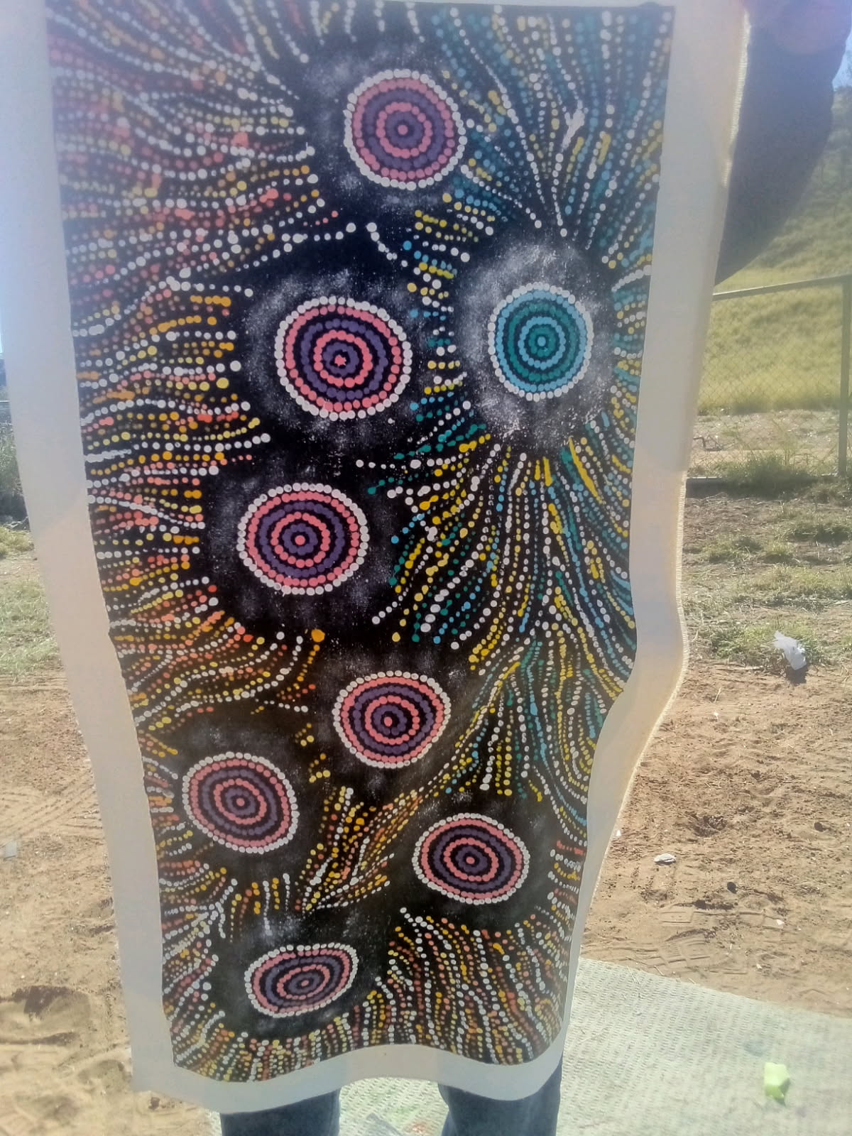 Maria Nampijinpa Brown - Seven Sisters Dreaming .48-1