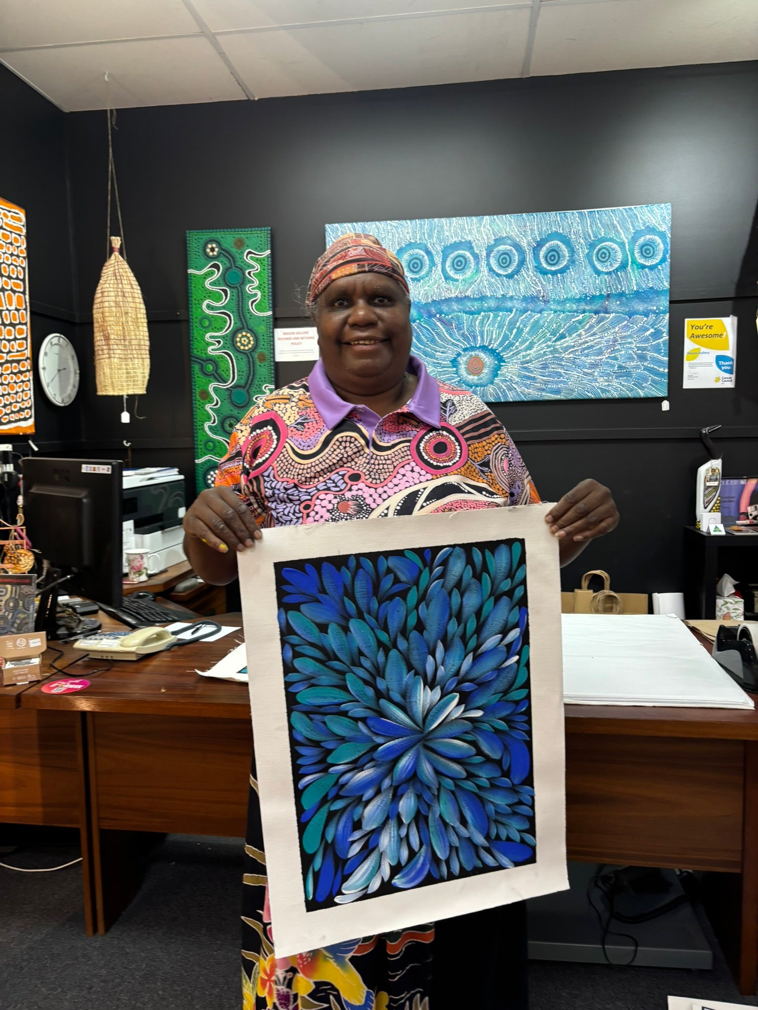 Louise Numina Napananka - Bush Medicine Leaves .57-38