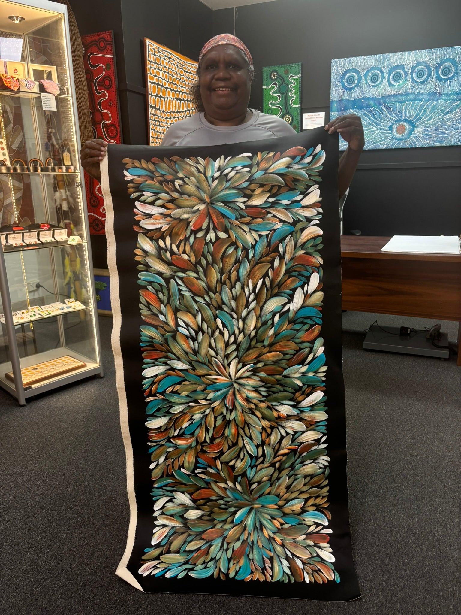 Louise Numina Napananka - Bush Medicine Leaves .57-51