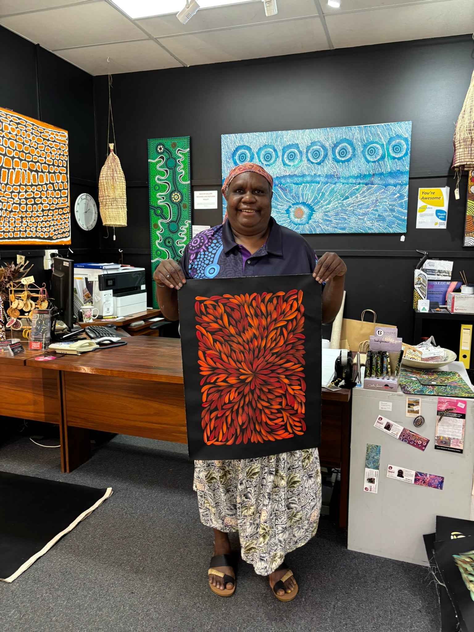 Louise Numina Napananka - Bush Medicine Leaves .57-77