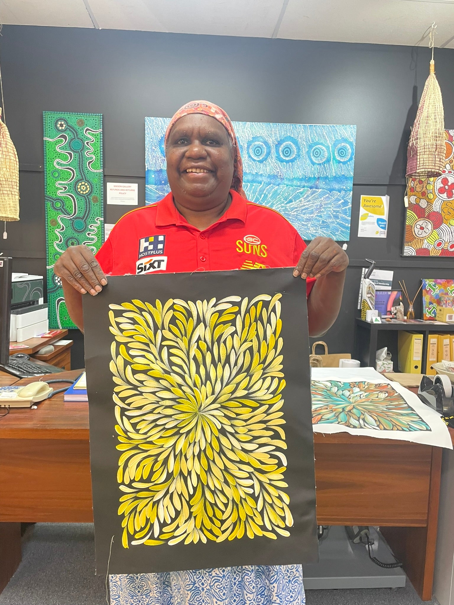 Louise Numina Napananka - Bush Medicine Leaves .60-11