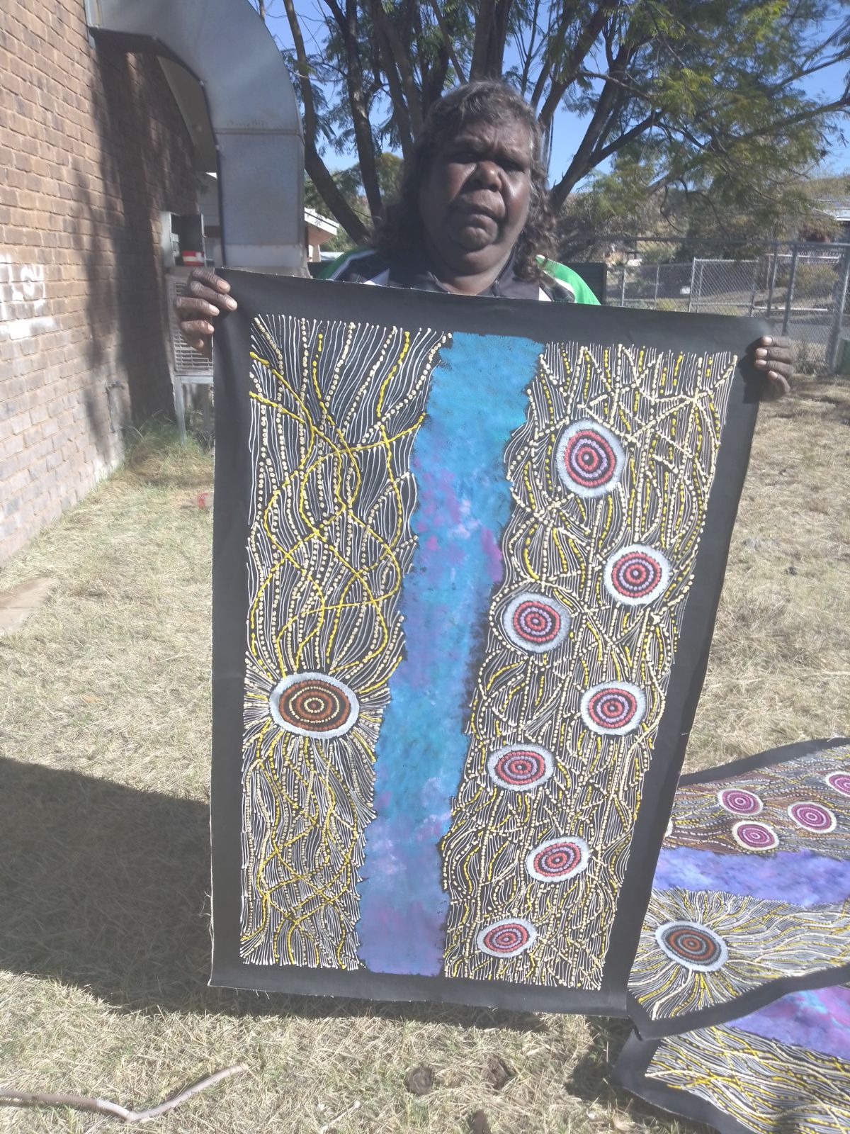 Maria Nampijinpa Brown - Seven Sisters Dreaming .63-7