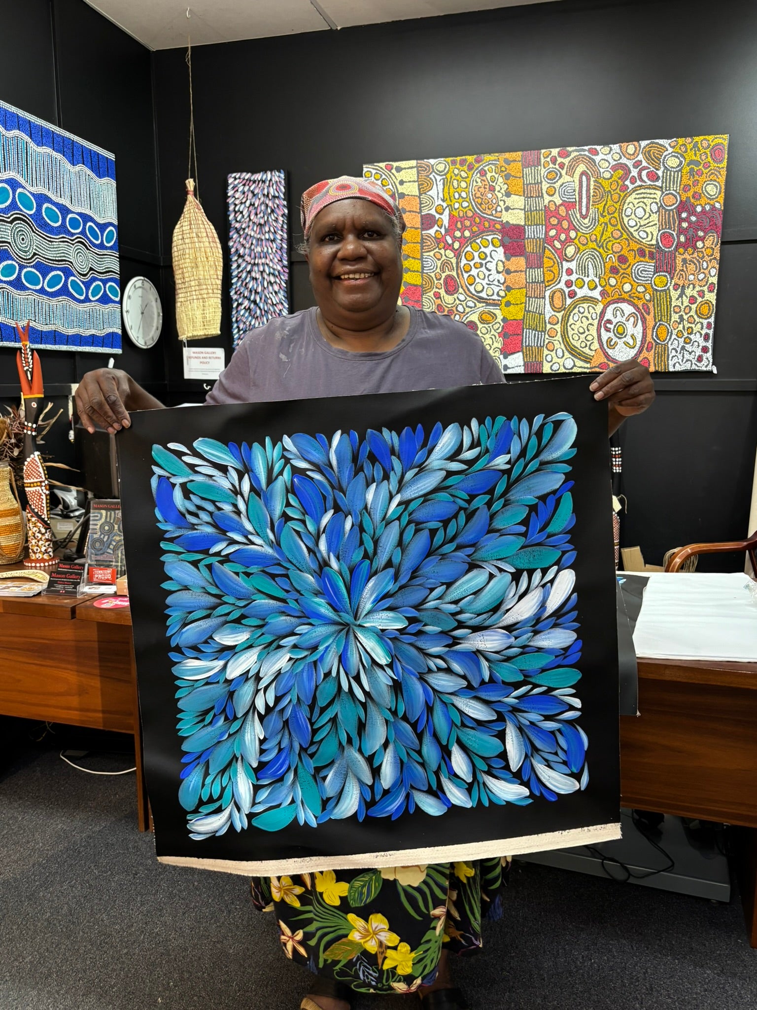 Louise Numina Napananka - Bush Medicine Leaves .75-16