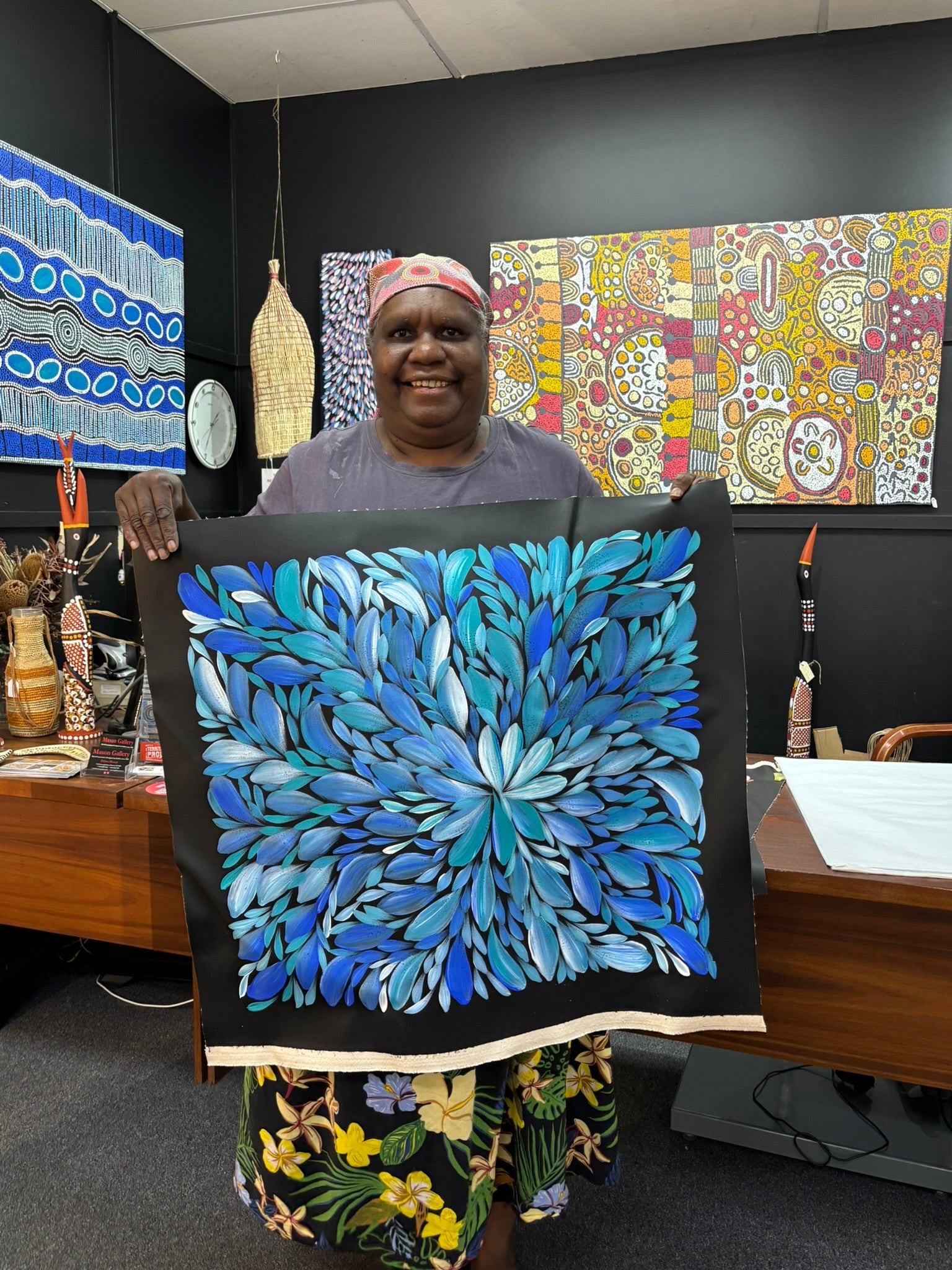 Louise Numina Napananka - Bush Medicine Leaves .75-18