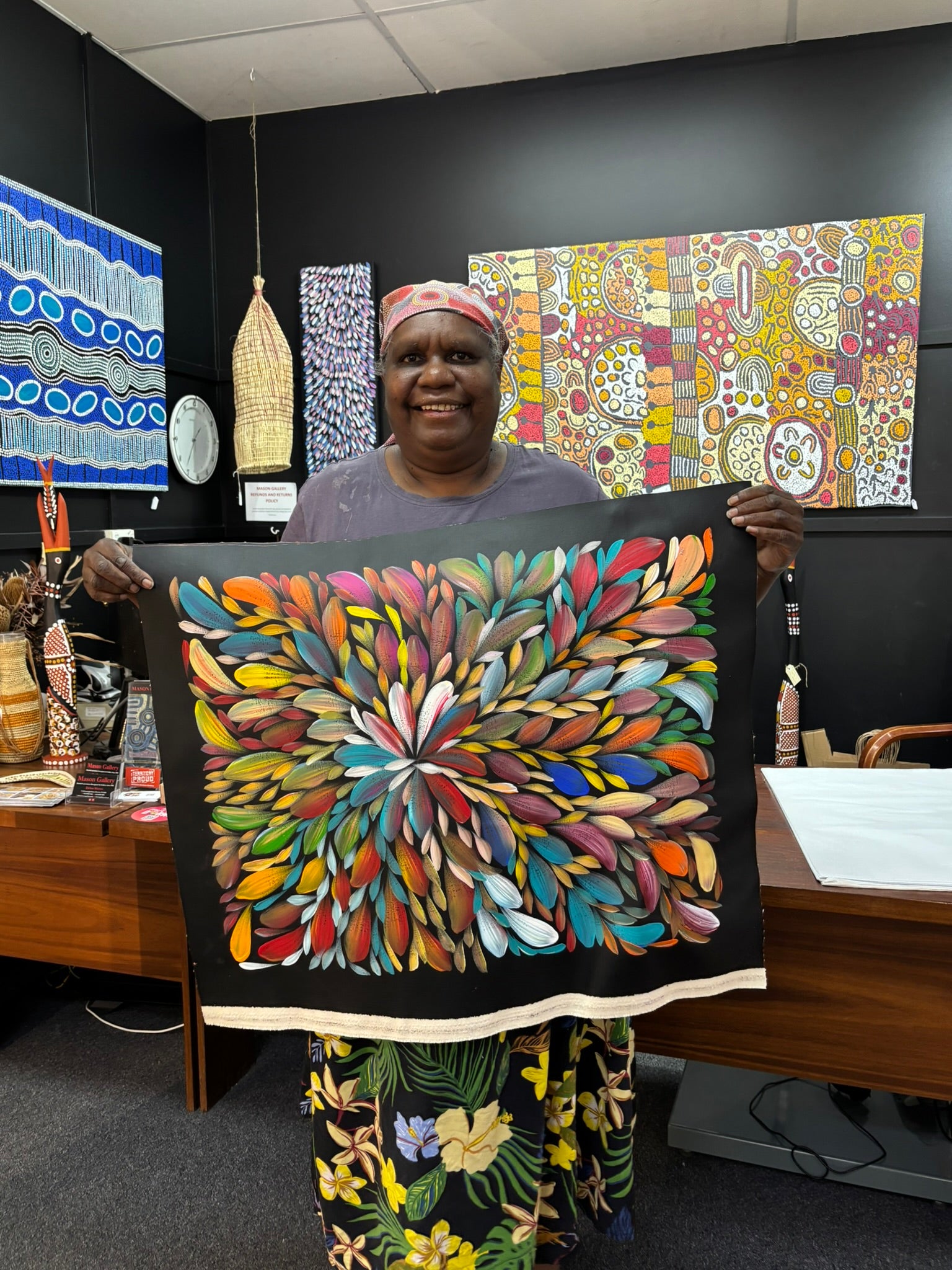 Louise Numina Napananka - Bush Medicine Leaves .75-20