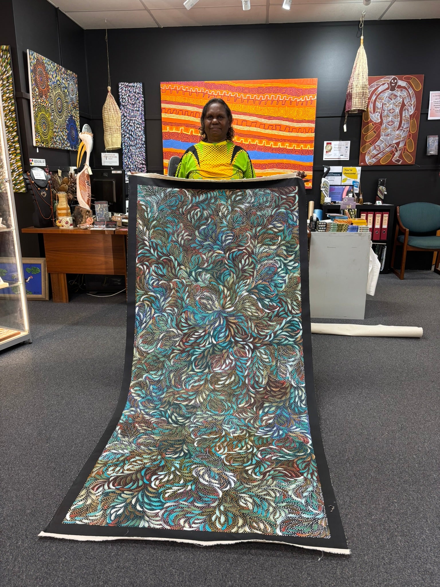 Caroline Numina - Bush Medicine Leaves and Seeds .87-2