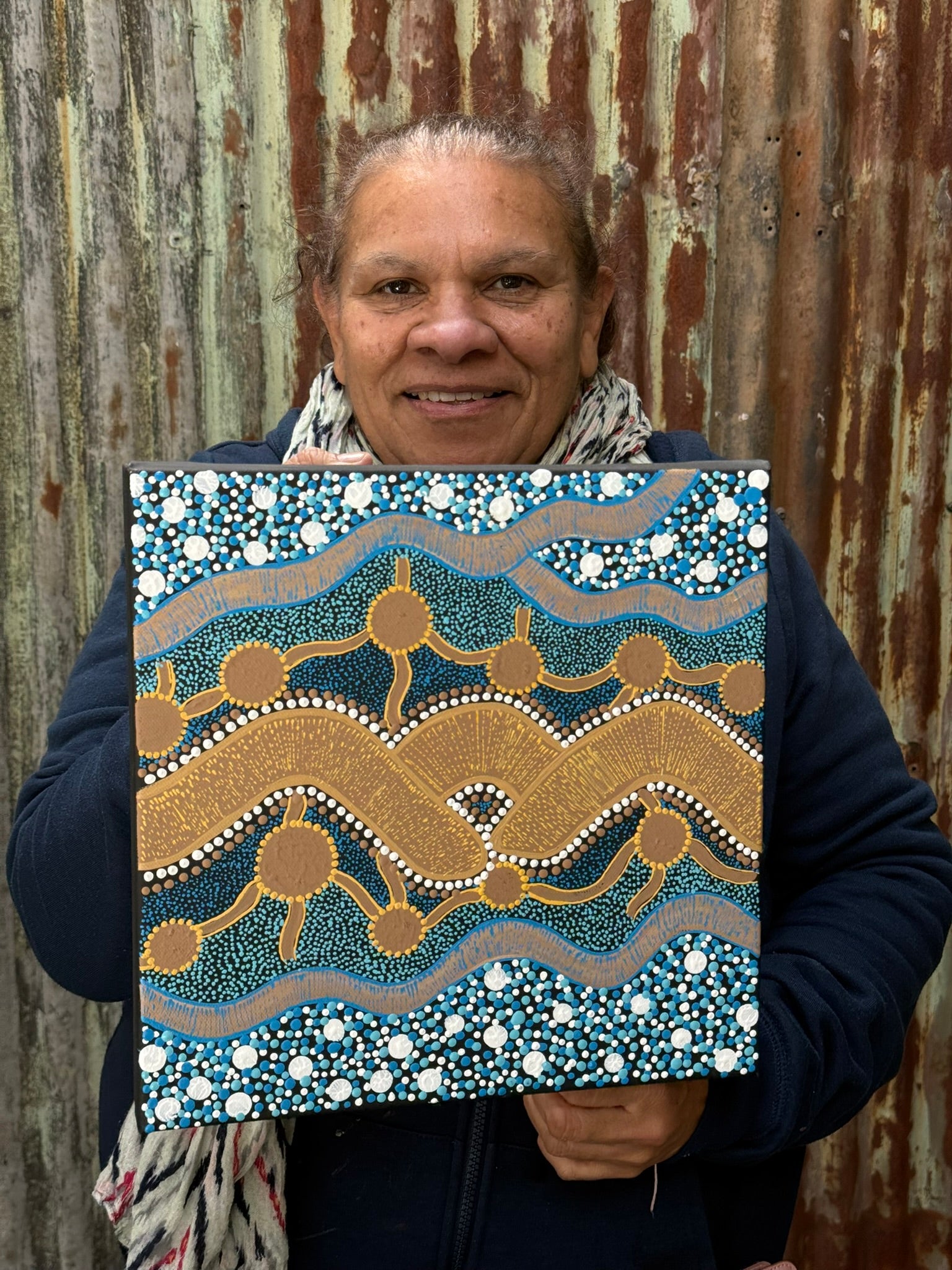 Deidre Burgoyne Rosier - My Travels to Land and Sea .89-17 *pre-stretched*