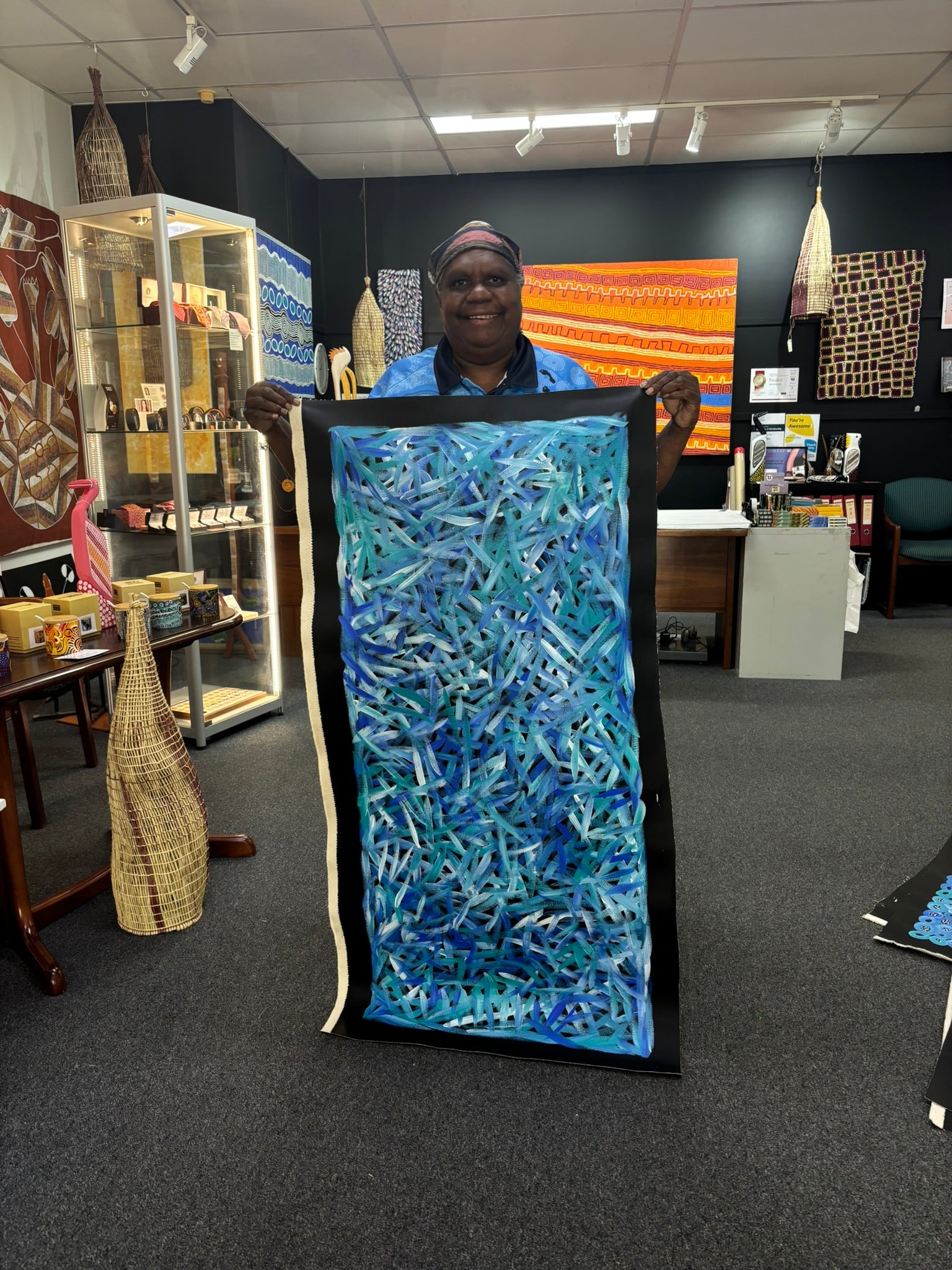 Louise Numina Napananka - Spinifex Grass .90-5