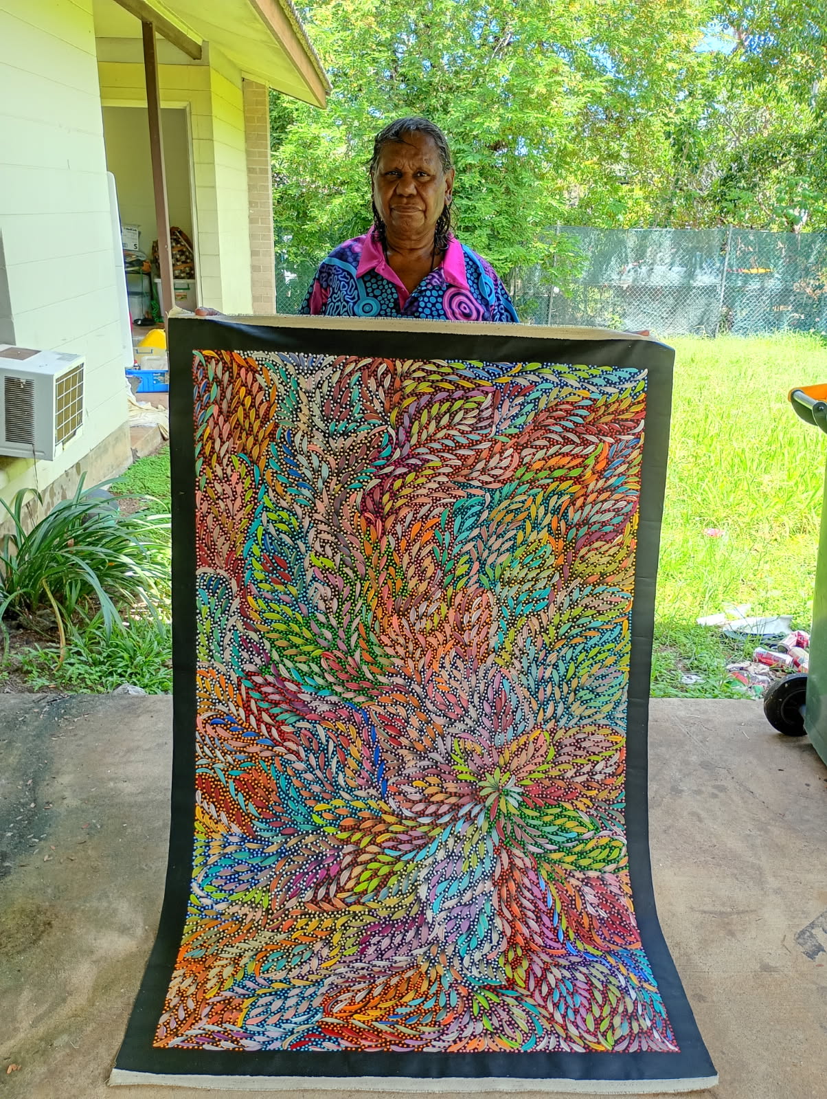 Caroline Numina - Seeded Bush Medicine Leaves .91-13