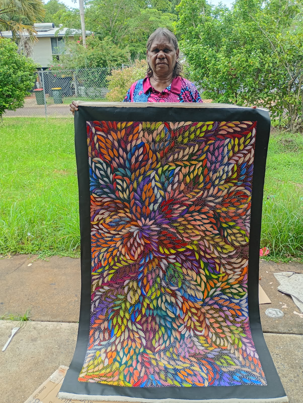 Caroline Numina - Seeded Bush Medicine Leaves .91-7