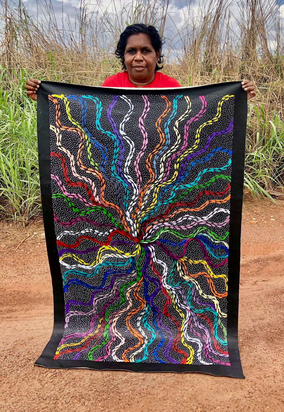 Selina Numina Kamprina - Bush Medicine Leaves with Seeds .92-10