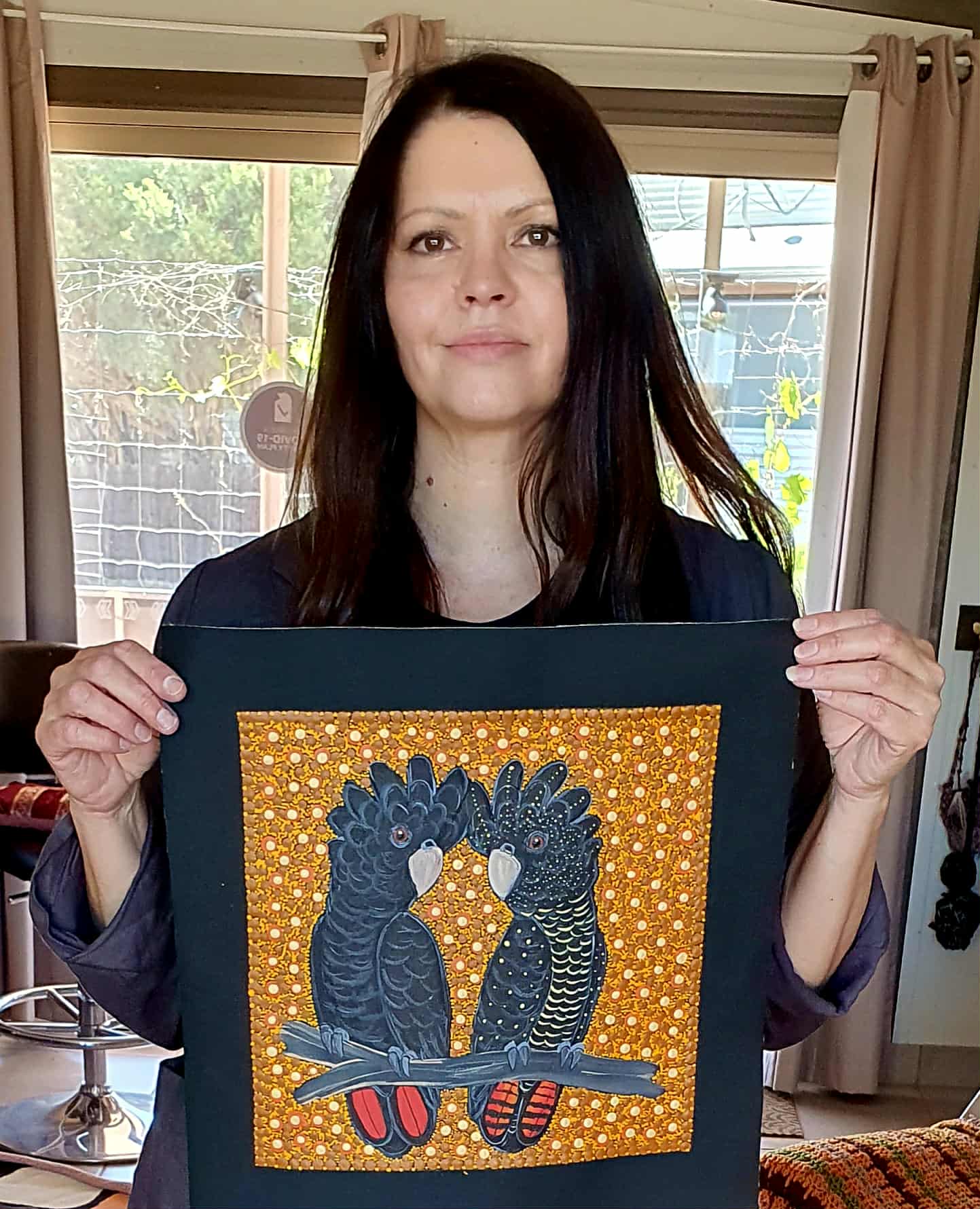 Kathleen Buzzacott - Redtail Black Cockatoos .93-8