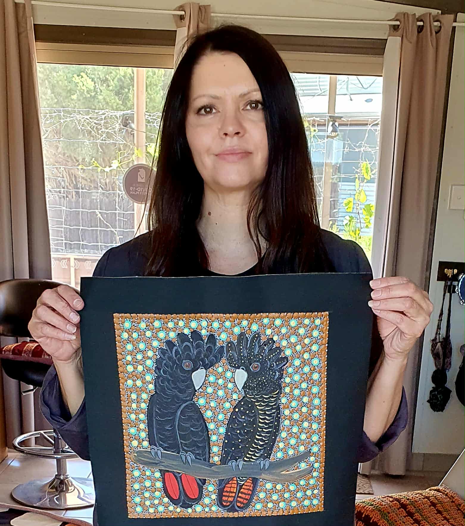 Kathleen Buzzacott - Redtail Black Cockatoos .93-9