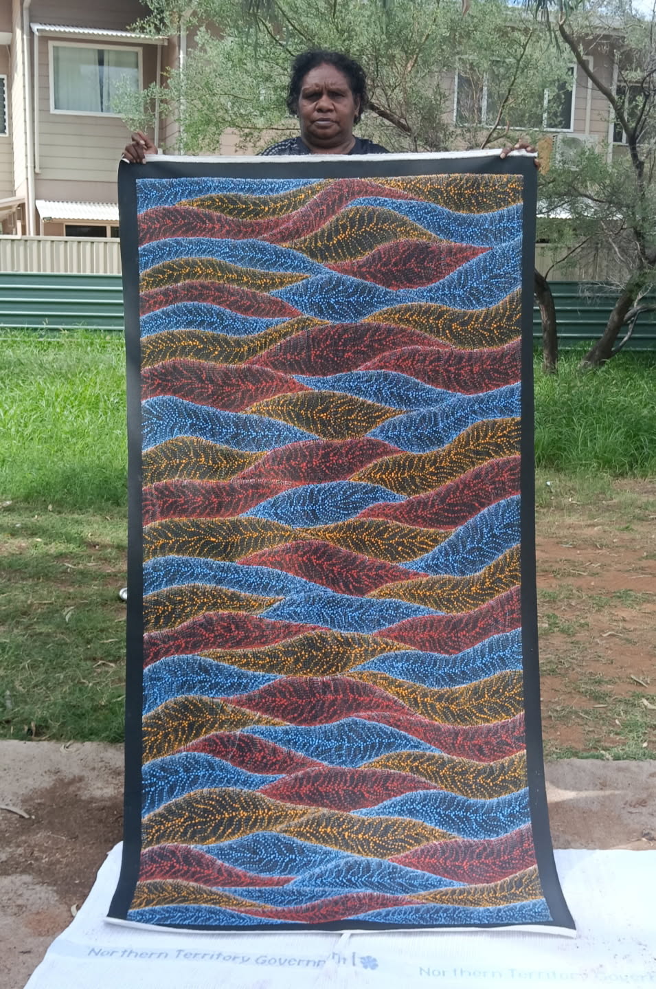 Debbie Napaljarri Brown - Sand Dunes .00-3