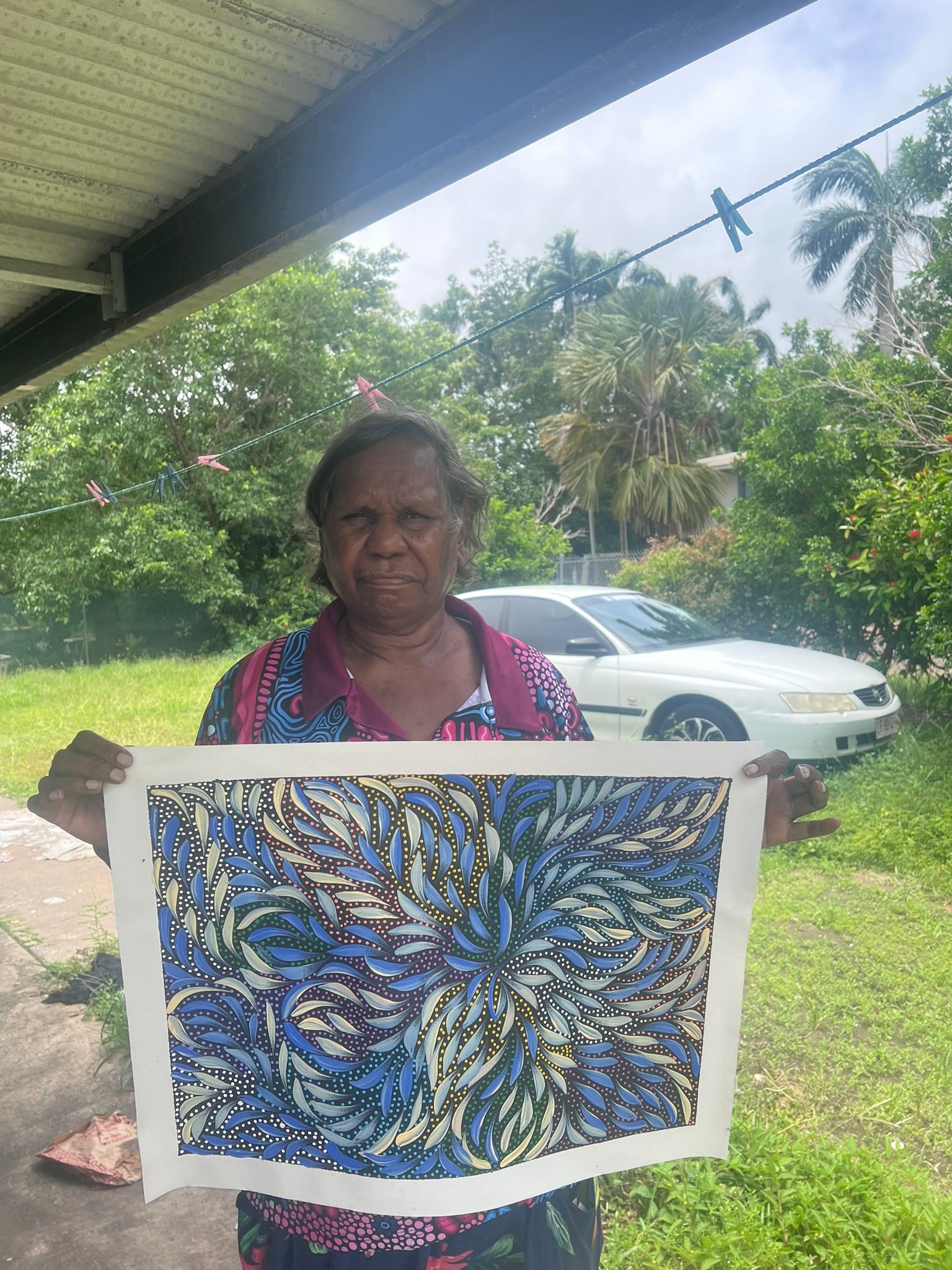 Caroline Numina - Bush Medicine Leaves with Seeds .04-20
