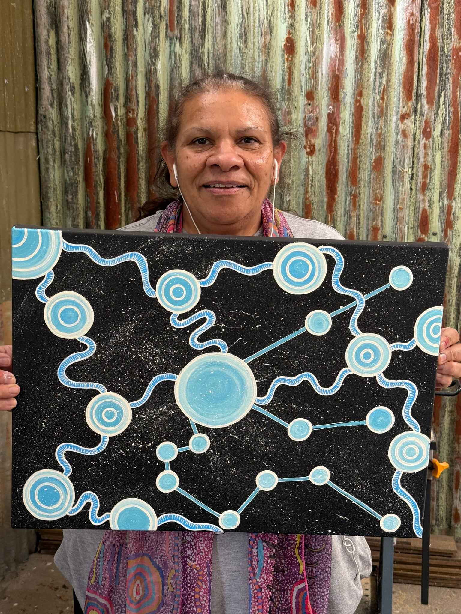 Deidre Burgoyne Rosier - Star Gazing .06-8 *pre-stretched*