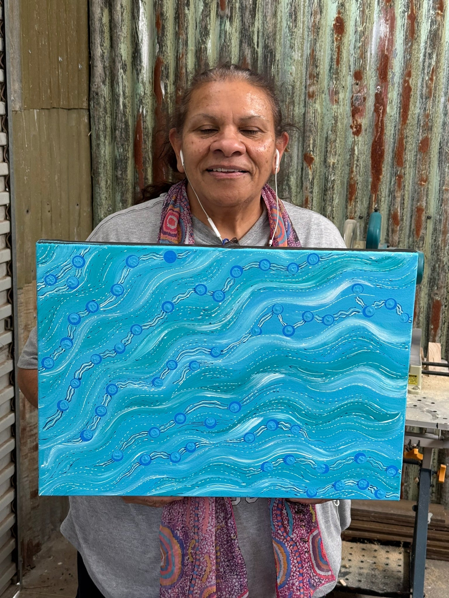 Deidre Burgoyne Rosier - Water Dreaming .06-9 *pre-stretched*