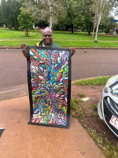 Louise Numina Napananka - Bush Medicine Leaves .09-2