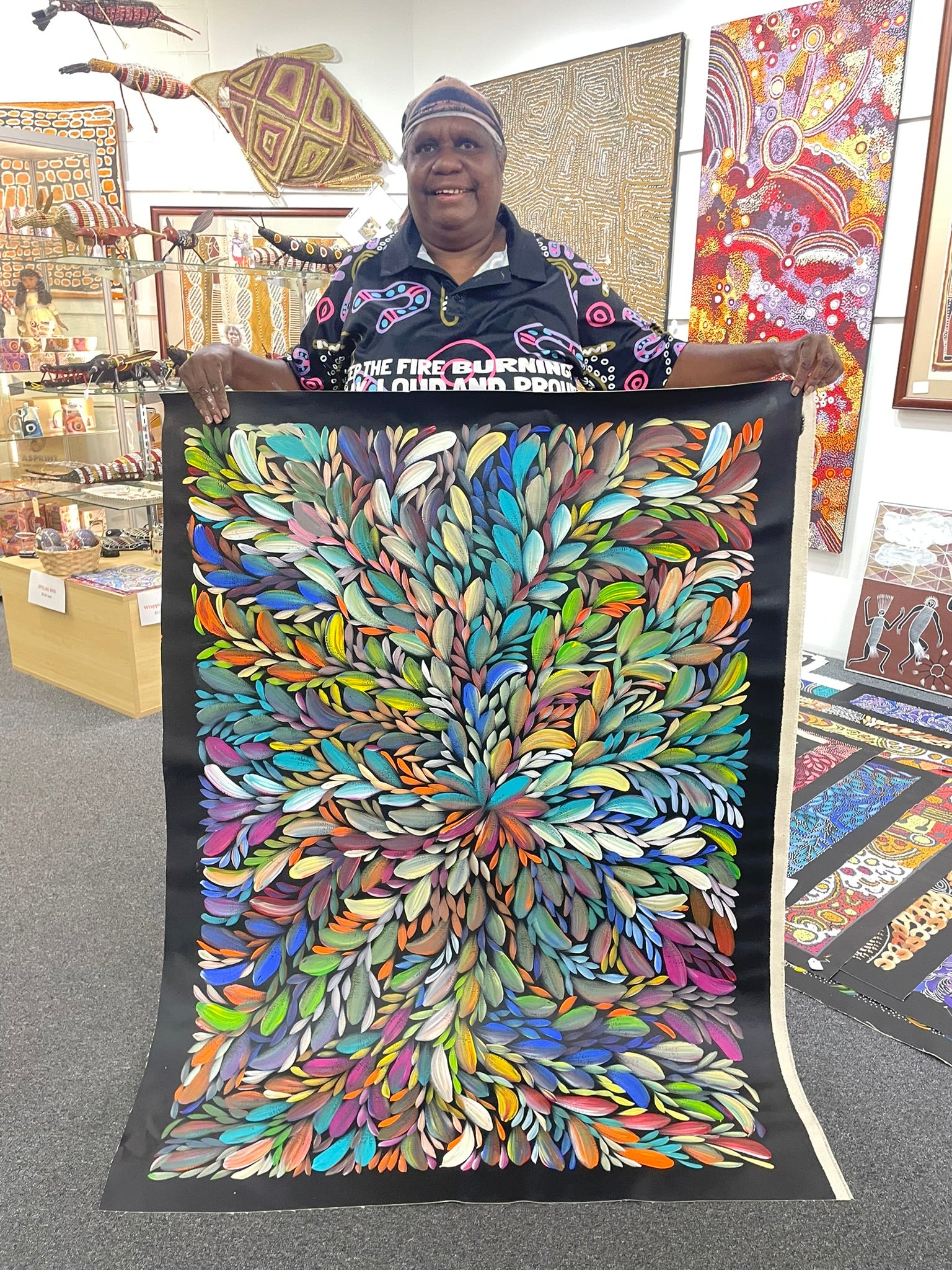 Louise Numina Napananka - Bush Medicine Leaves .16-5