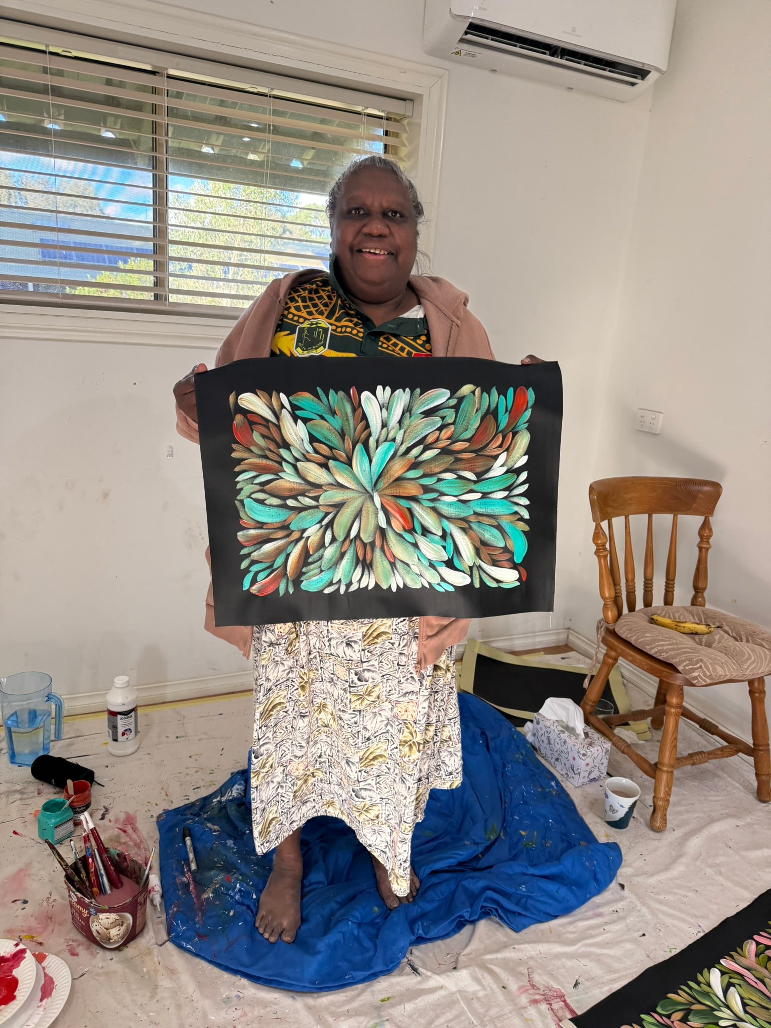 Louise Numina Napananka - Bush Medicine Leaves .31-1