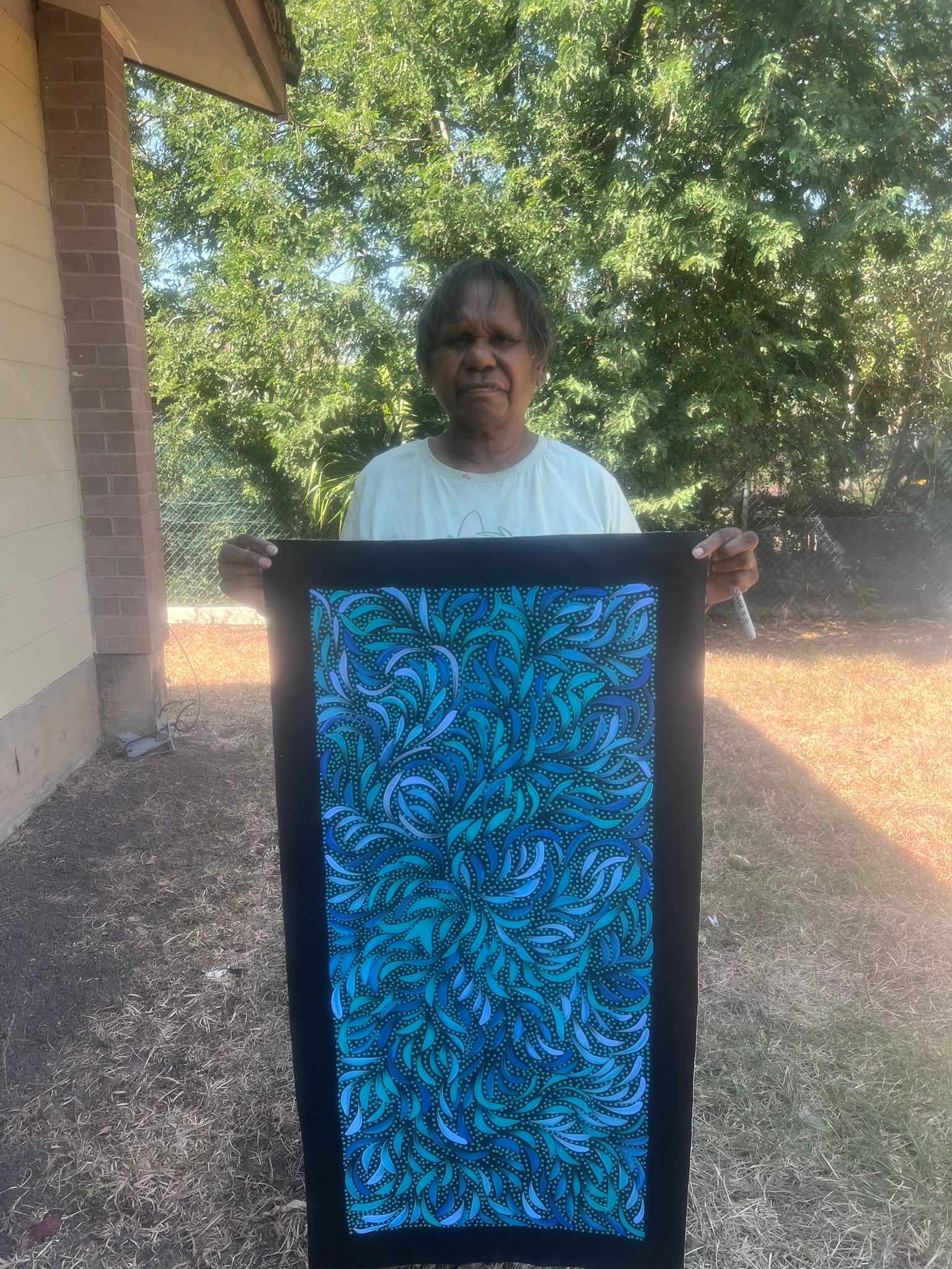 Caroline Numina - Bush Medicine Leaves with Seeds .35-20