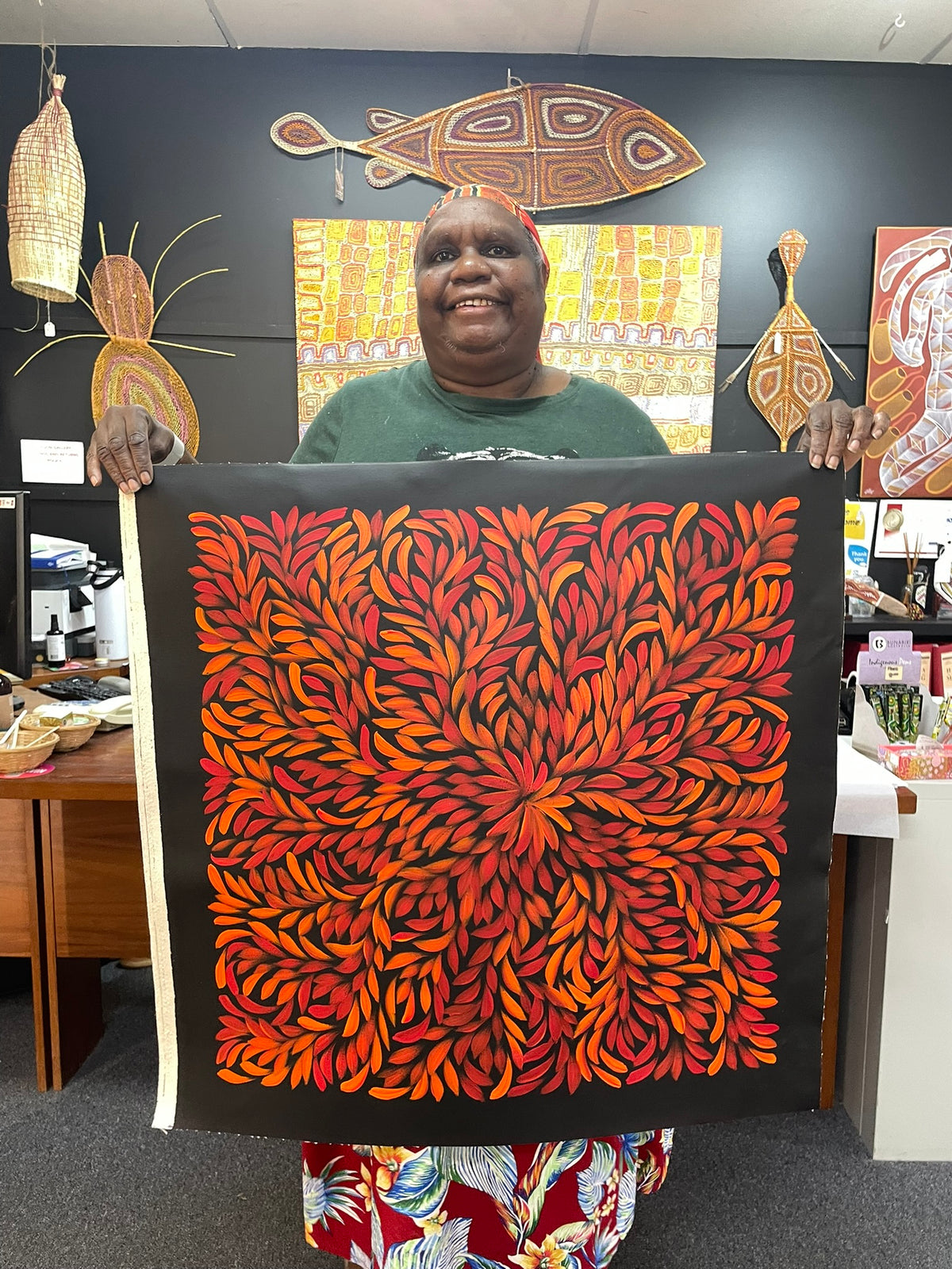 Louise Numina Napananka - Bush Medicine Leaves .36-15