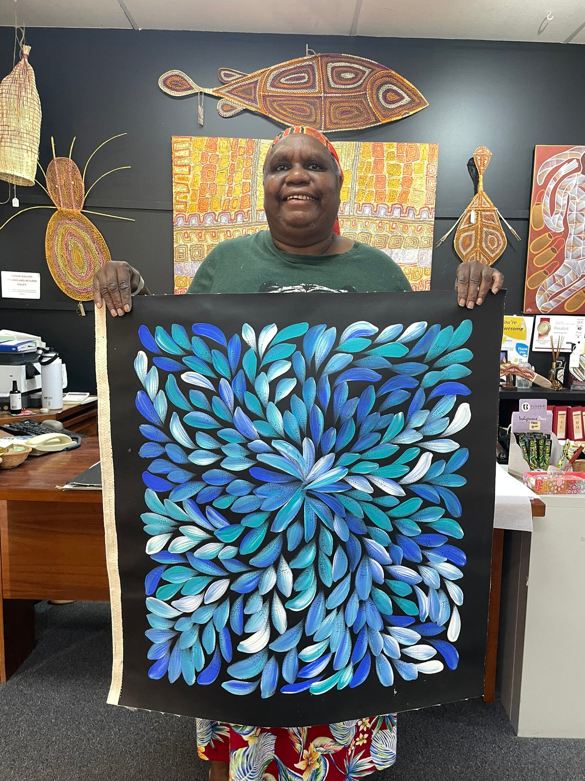 Louise Numina Napananka - Bush Medicine Leaves .36-16