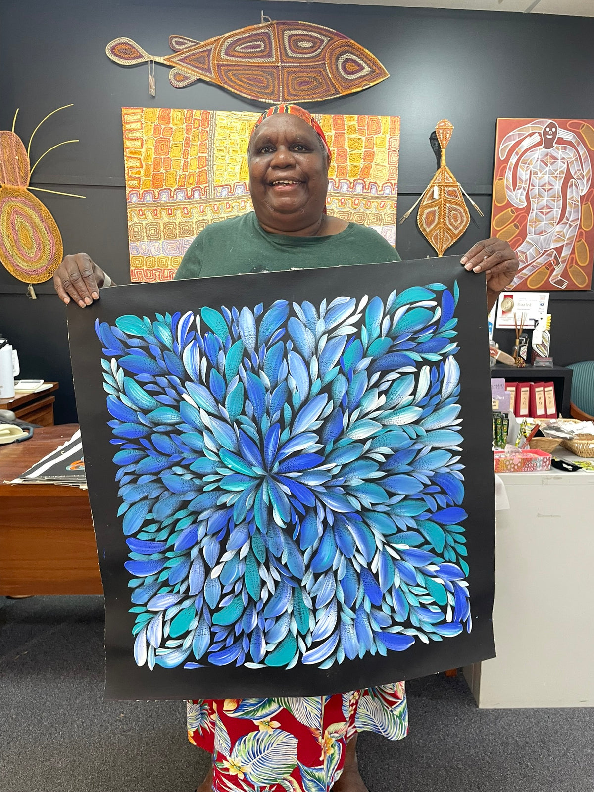 Louise Numina Napananka - Bush Medicine Leaves .36-18