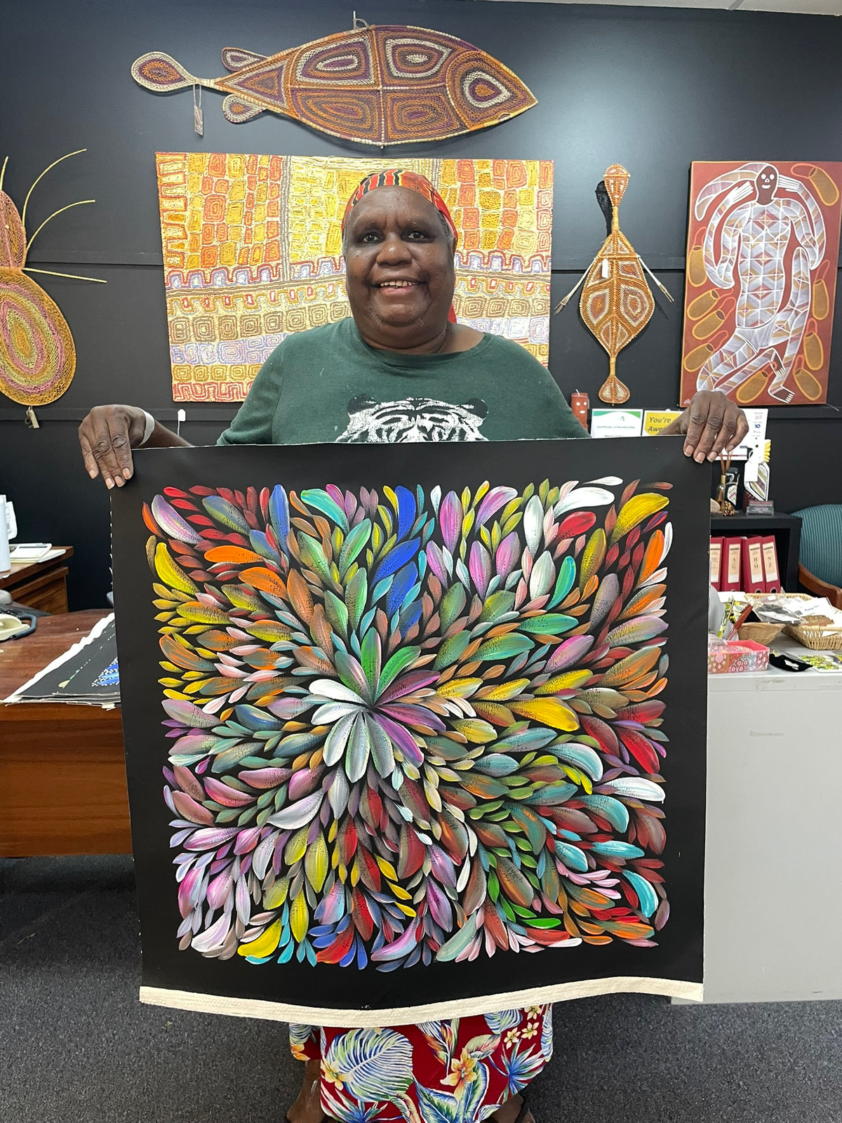 Louise Numina Napananka - Bush Medicine Leaves .36-20