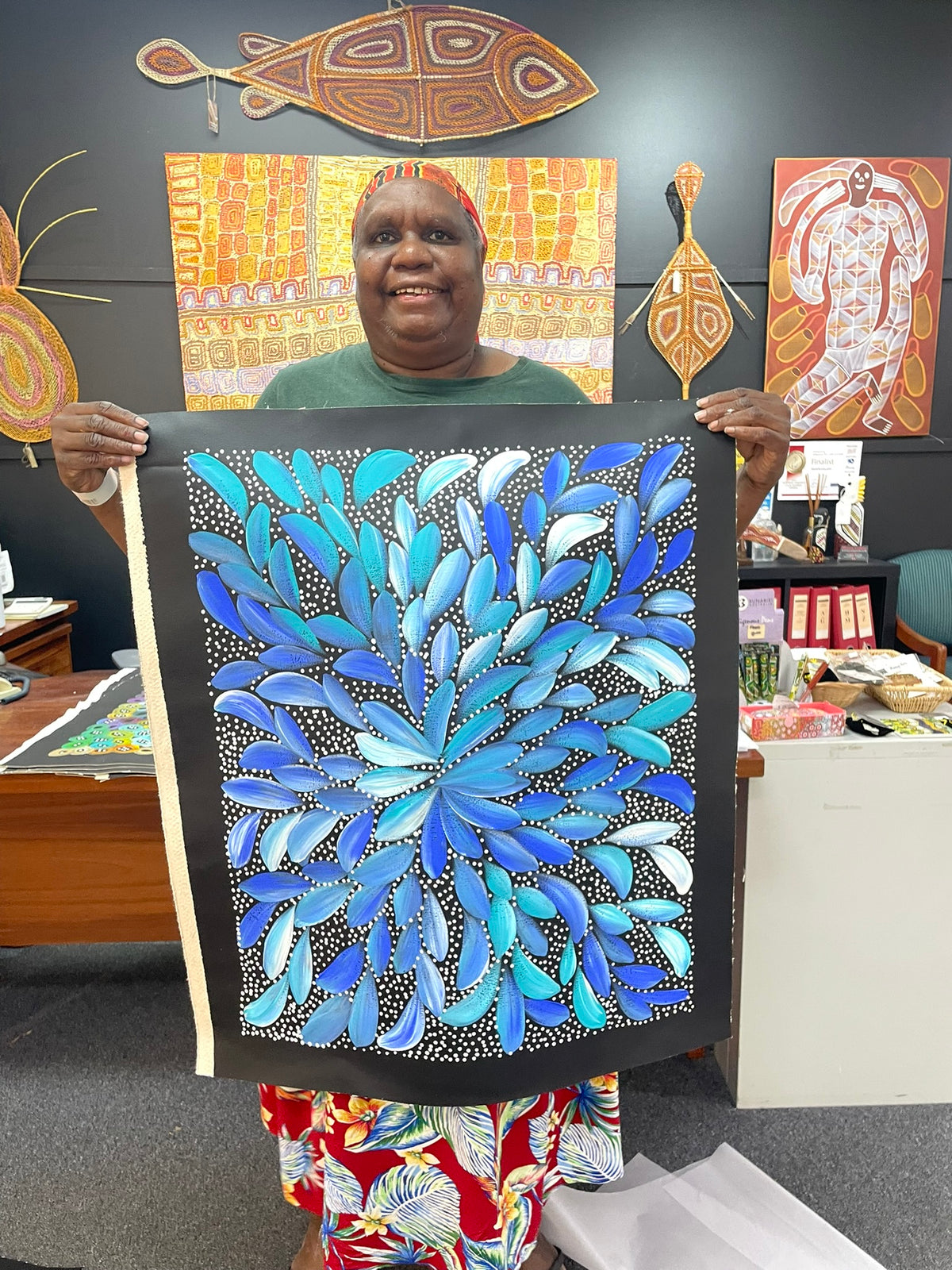 Louise Numina Napananka - Bush Medicine Leaves and Seeds .36-21