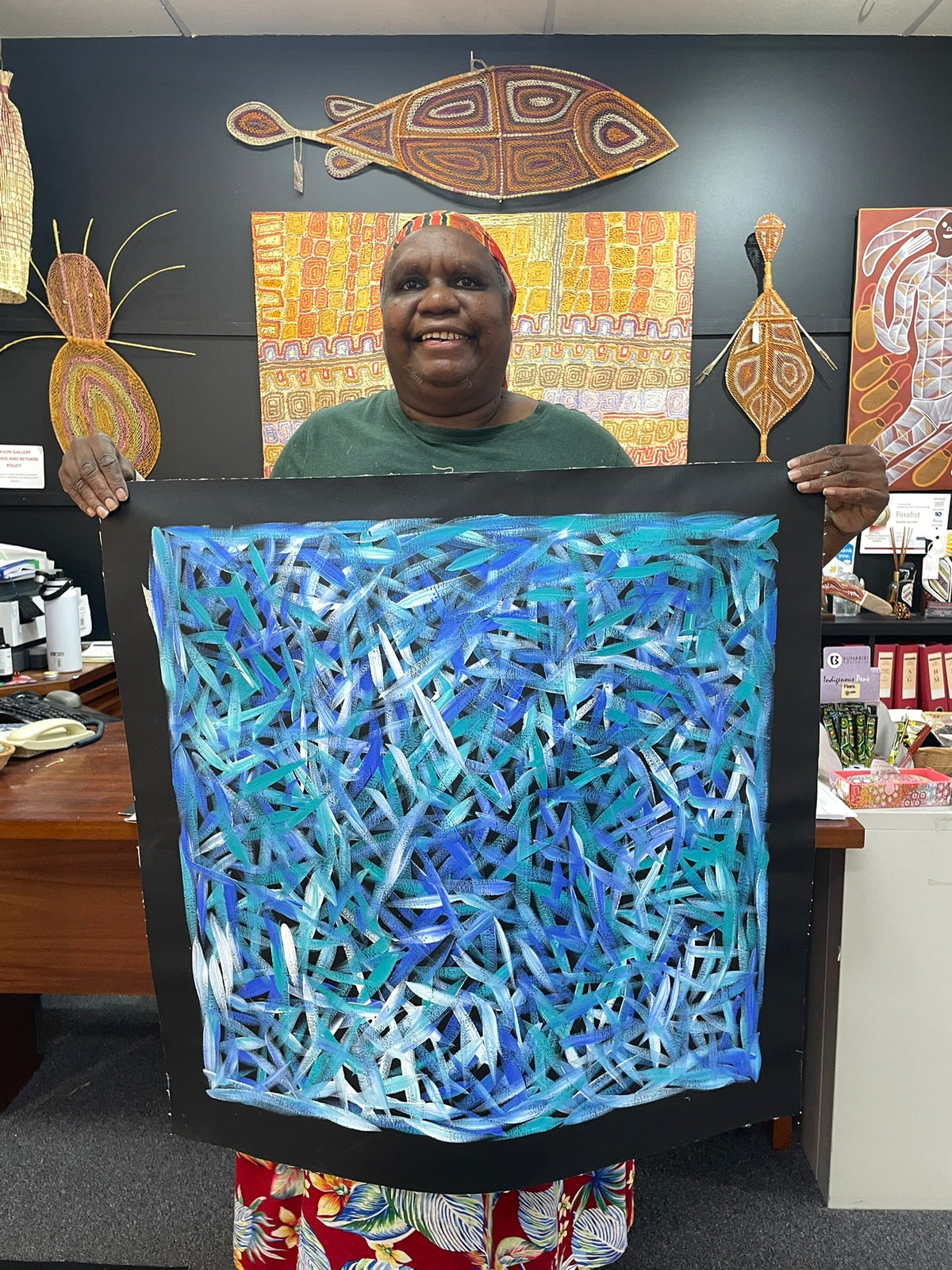 Louise Numina Napananka - Spinifex Grass .36-25