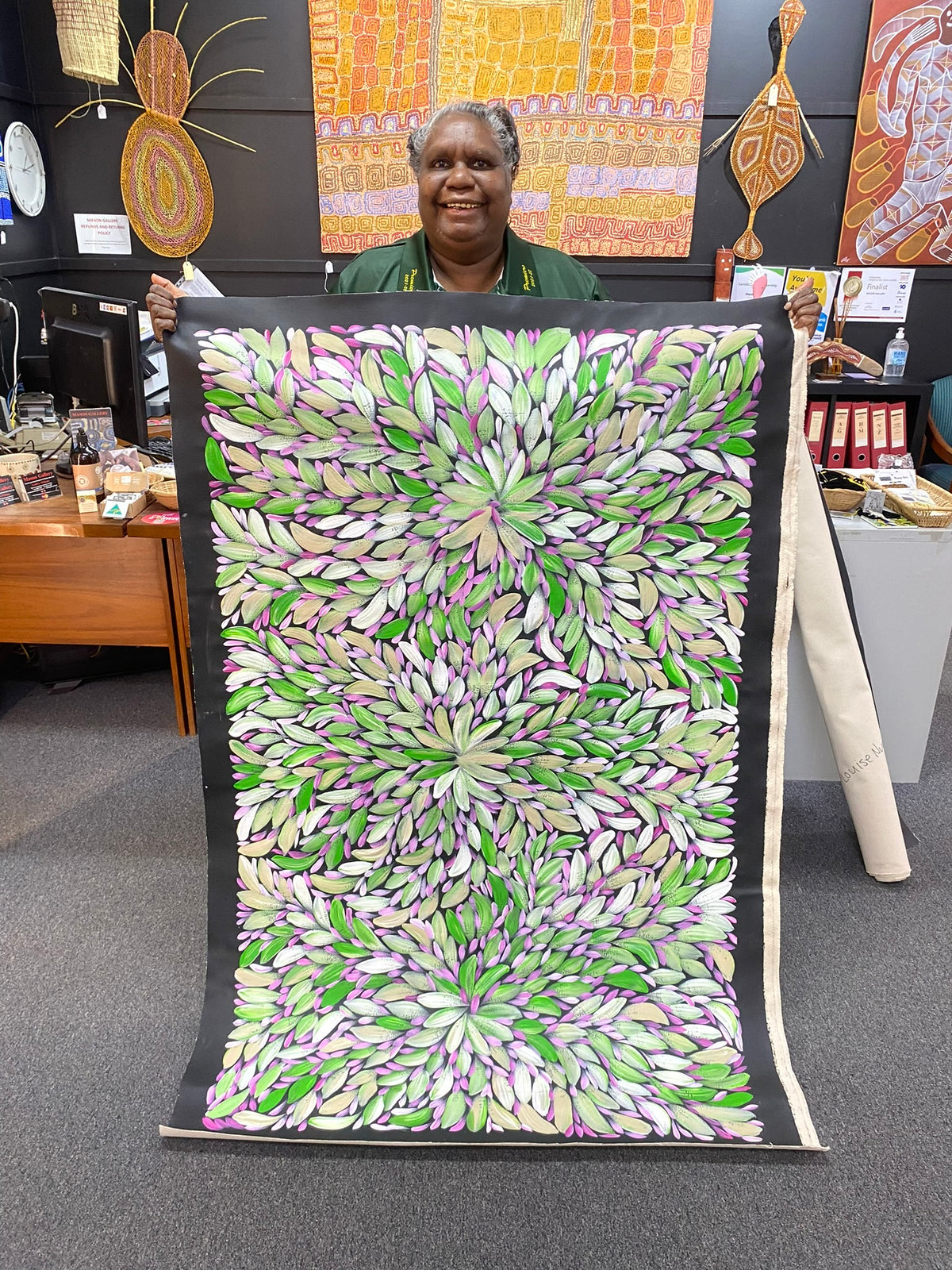 Louise Numina Napananka - Bush Medicine Leaves .43-16