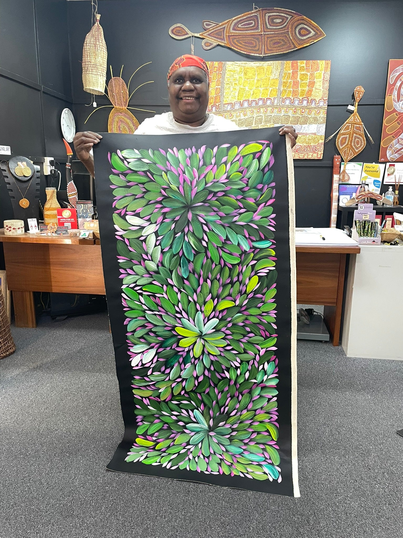 Louise Numina Napananka - Bush Medicine Leaves .43-12