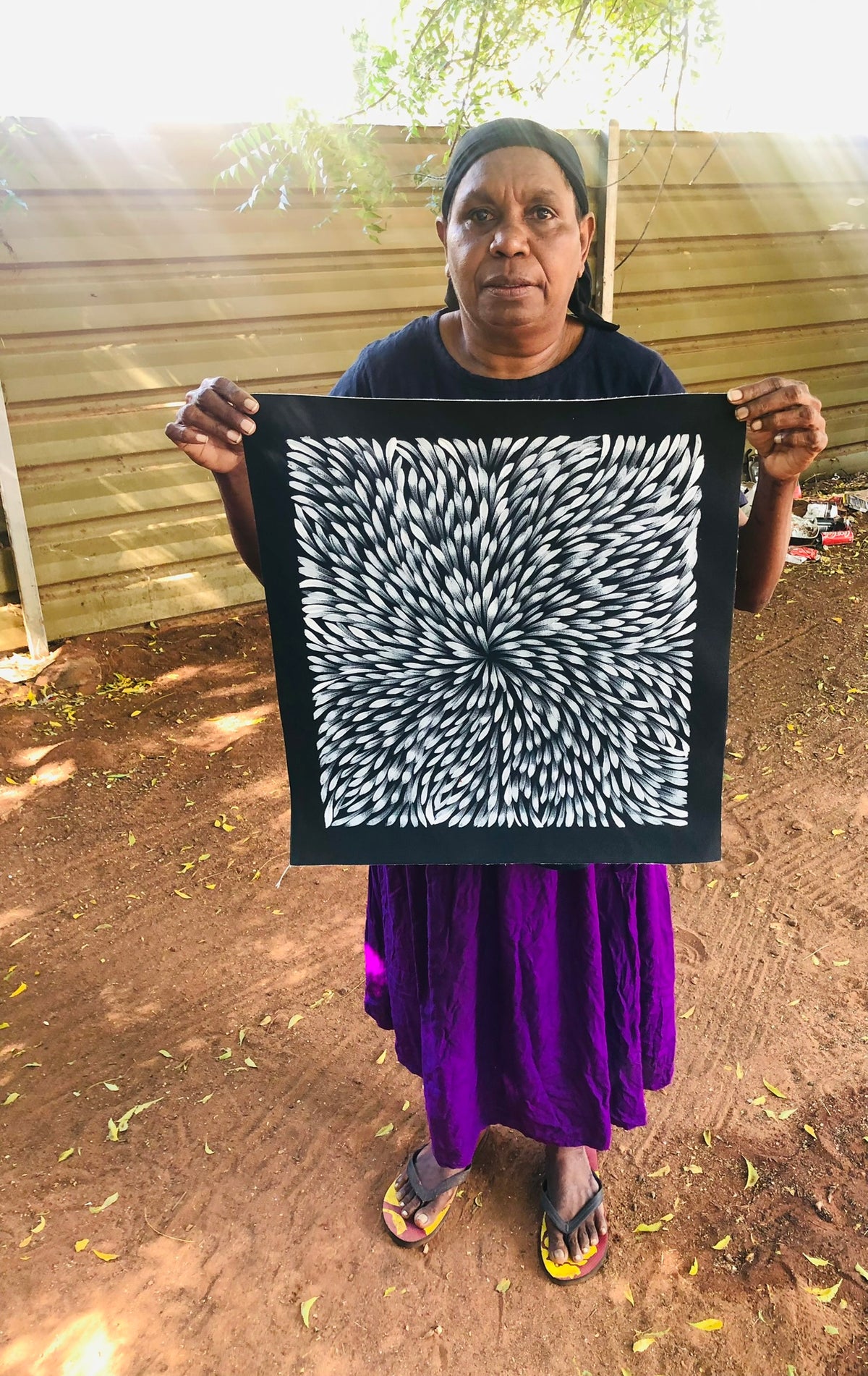 Selina Numina Kamprina - Bush Medicine Leaves with Seeds .44-19
