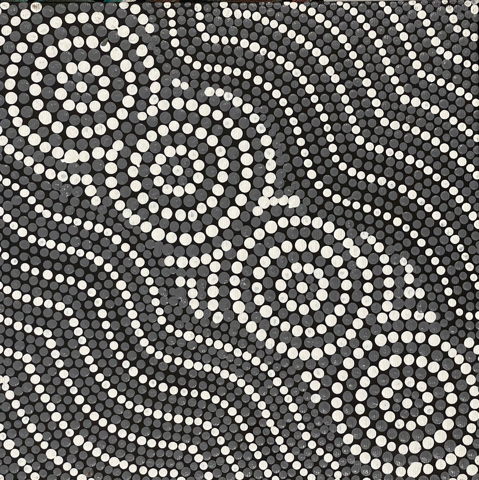 Roseanna Nangala Stirling - Patterns of the Landscape around Yuendumu -  *Stretched ready to hang*