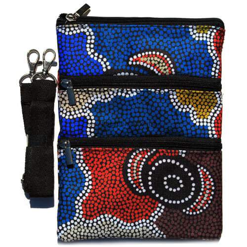 3 Zip Shoulder Bag - Stephen Hogarth - Riverside (82% Recycled Plastic)