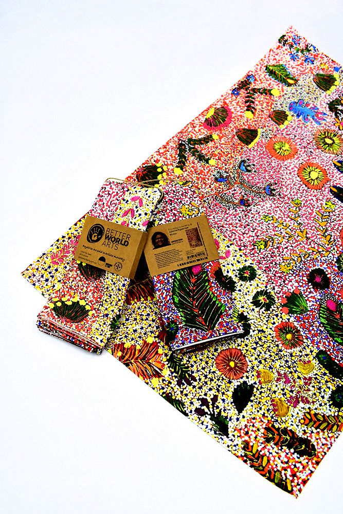Cotton Tea Towel - Julienne Ngwarraye Morton