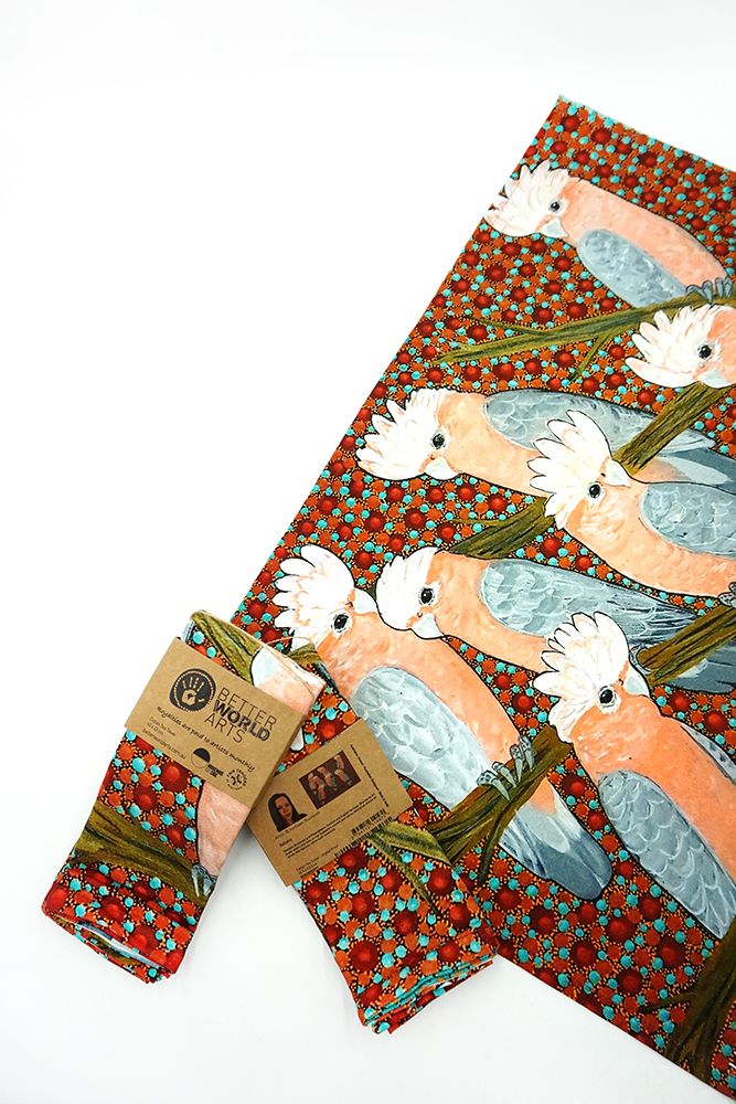 Cotton Tea Towel - Kathleen Buzzacott - Gallahs