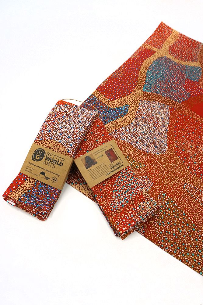 Cotton Tea Towel - Lynette Nangala Brown