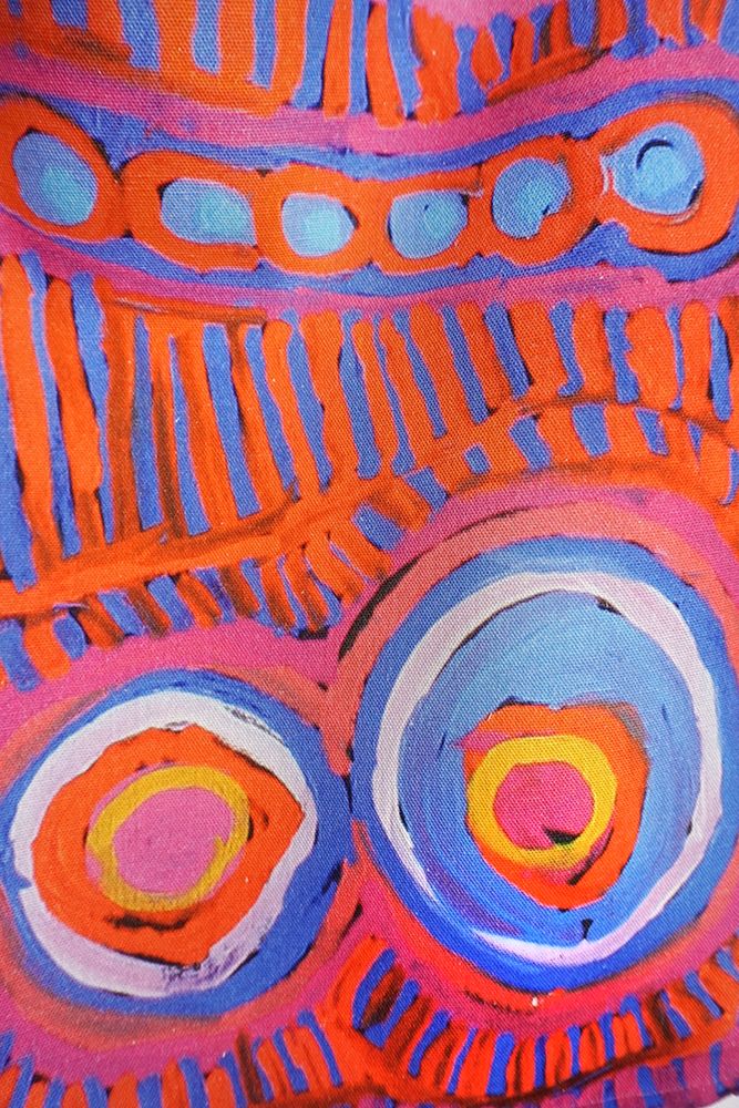 Cotton Tea Towel - Murdie Nampijinpa Morris - Two Dogs Dreaming