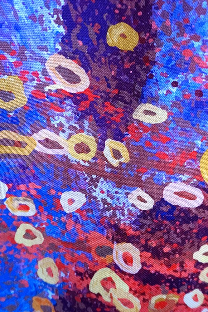 Cotton Tea Towel - Steven Jupurrula Nelson